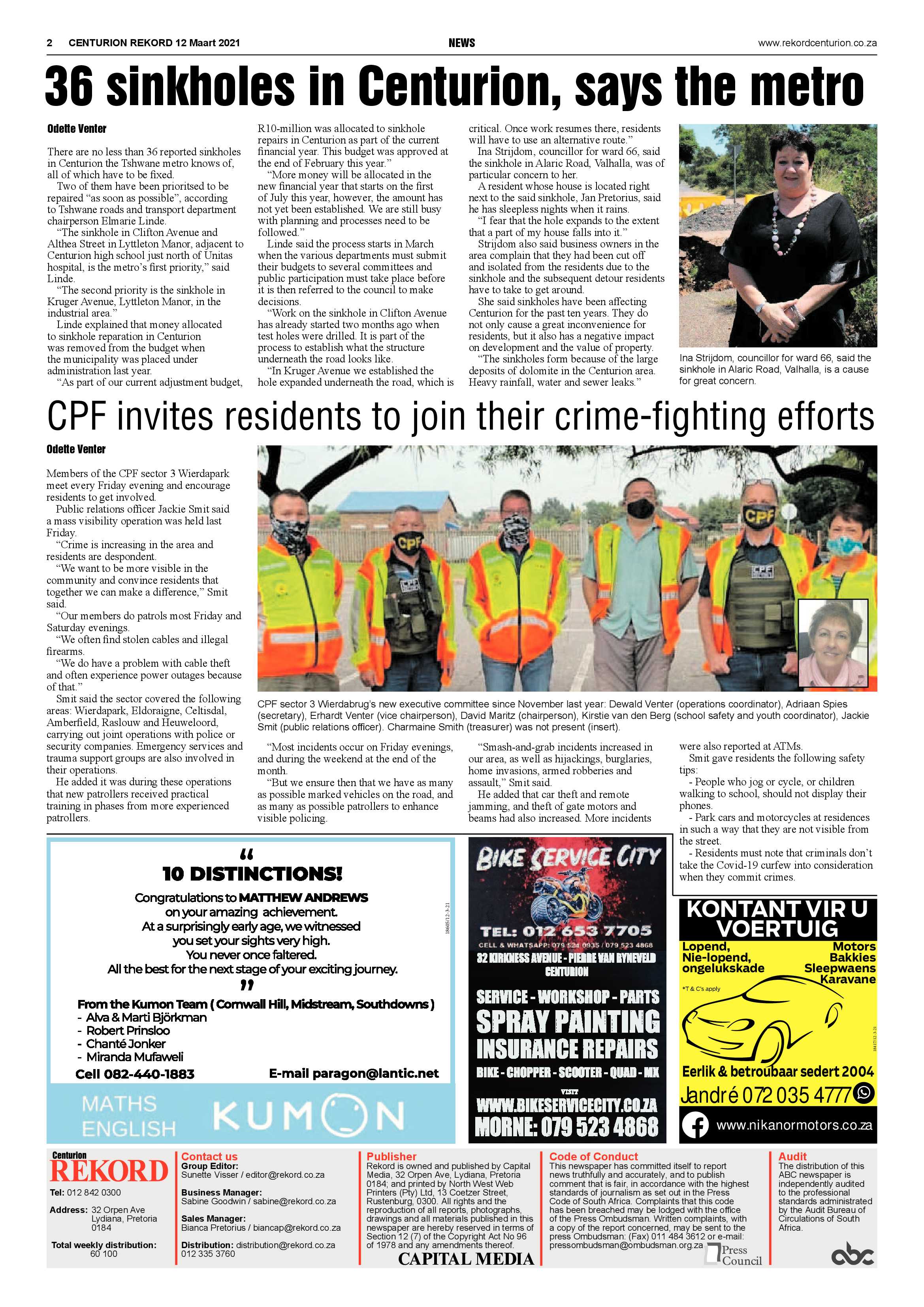 Rekord Centurion 12 March 2021 page 2