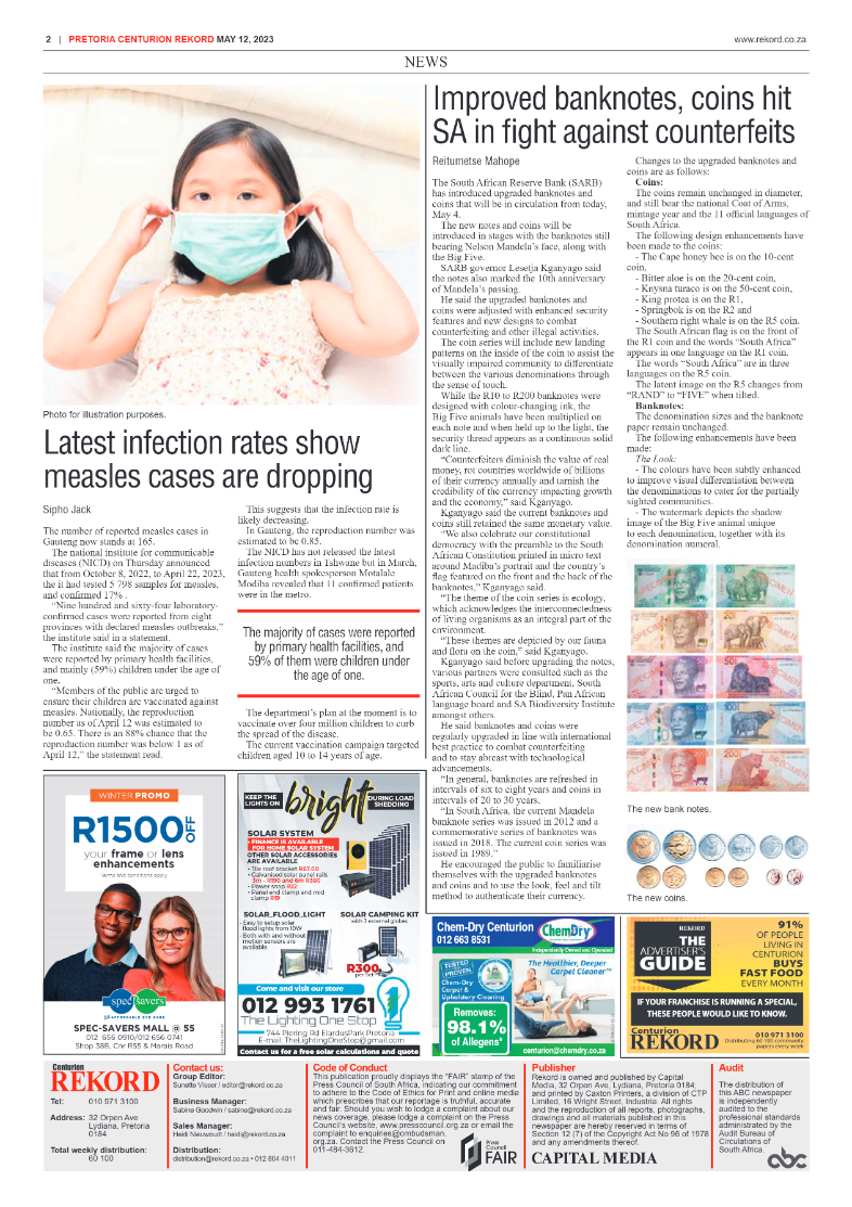 Rekord Centurion 12 May 2023 page 2
