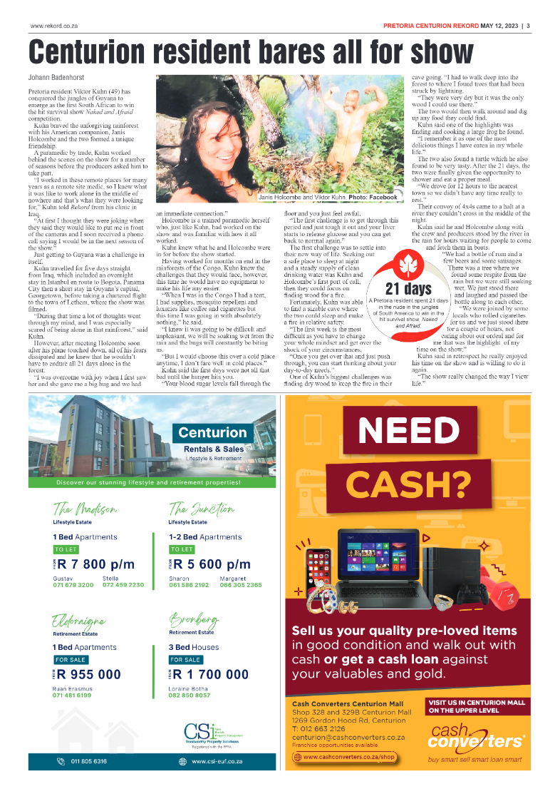 Rekord Centurion 12 May 2023 page 3