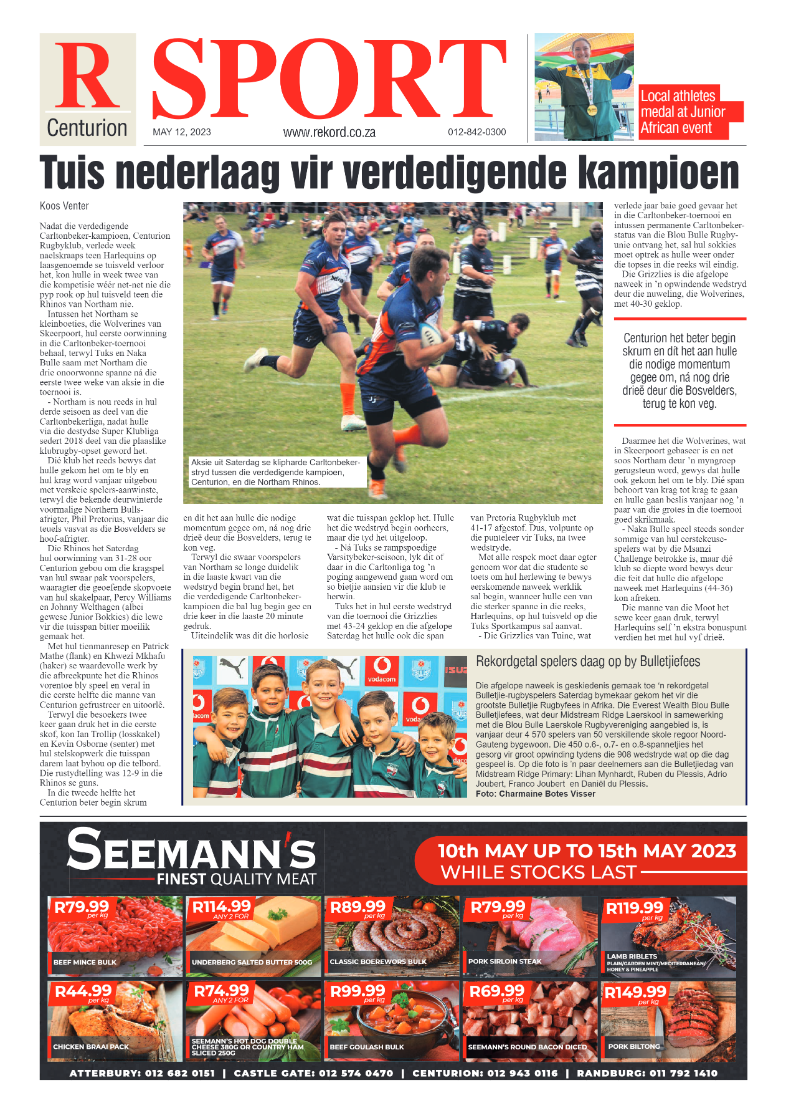 Rekord Centurion 12 May 2023 page 8