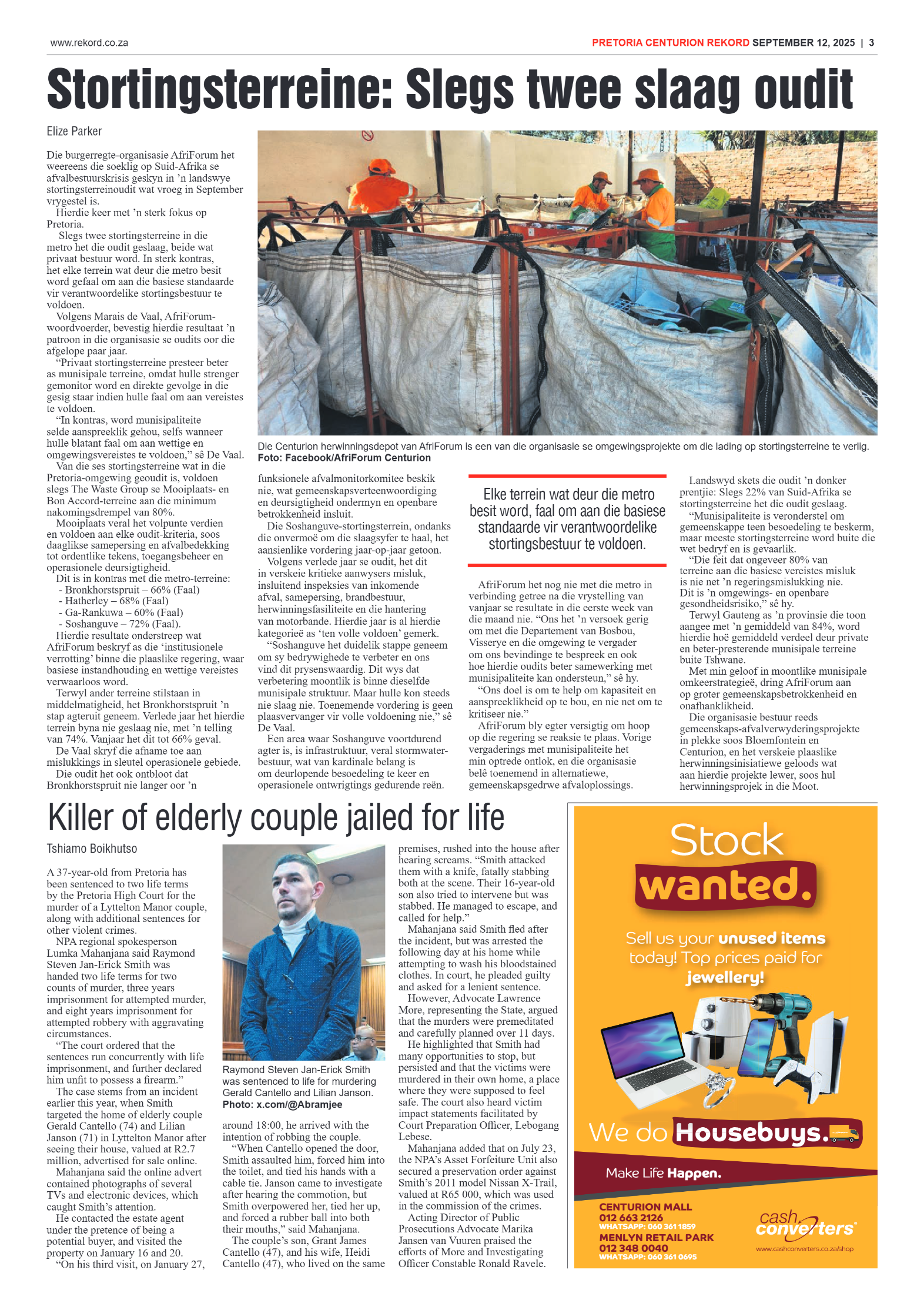Rekord Centurion 12 September 2025 page 3