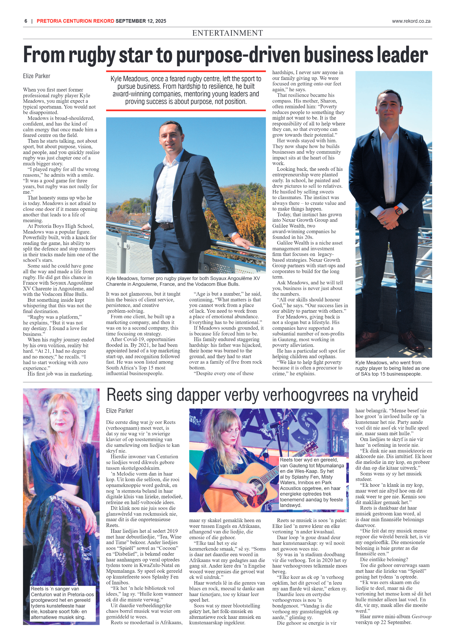 Rekord Centurion 12 September 2025 page 6