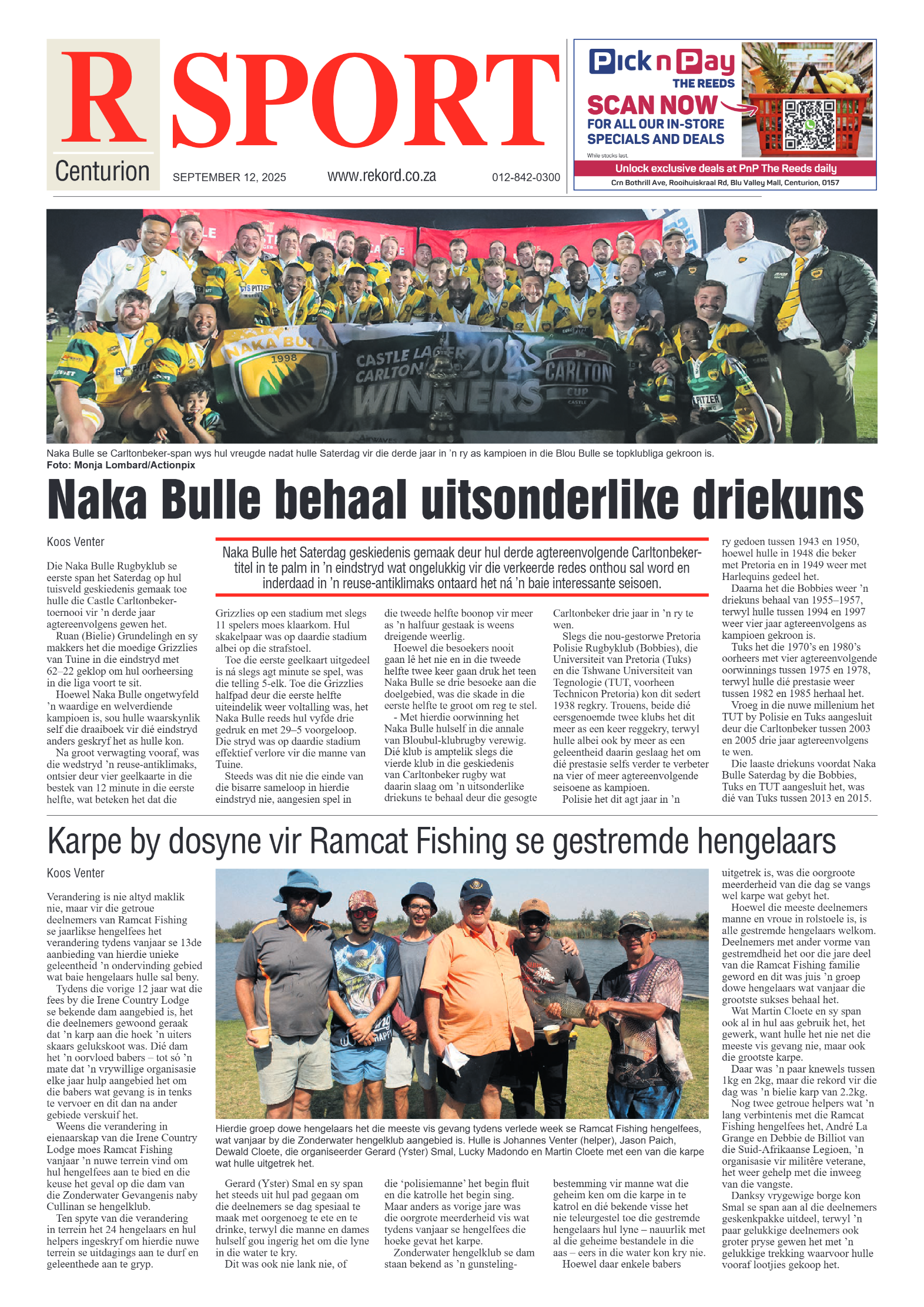 Rekord Centurion 12 September 2025 page 8
