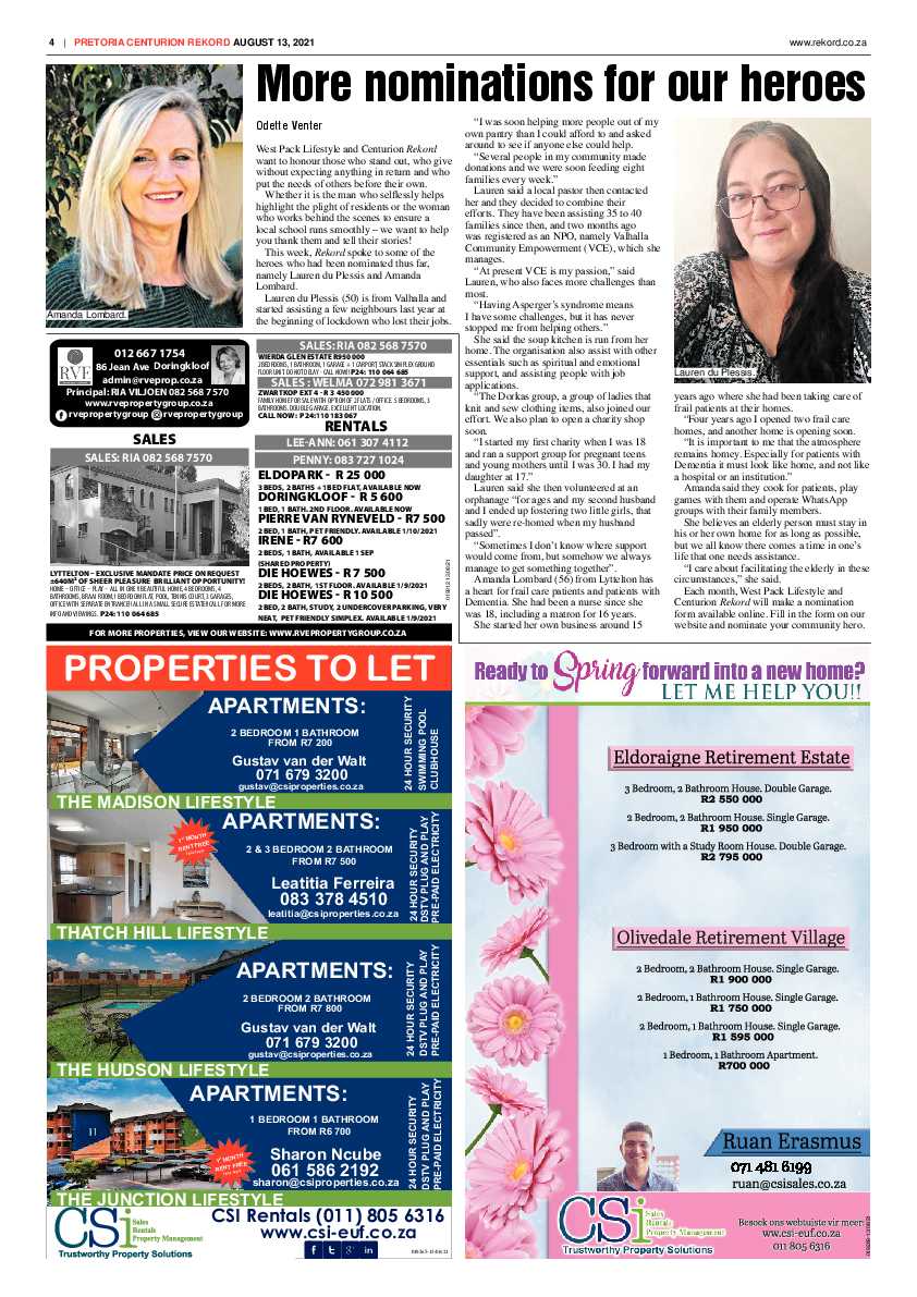 Rekord Centurion 13 August 2021 page 4