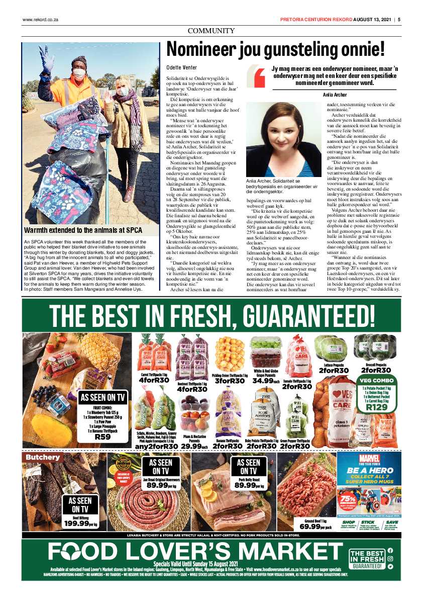 Rekord Centurion 13 August 2021 page 5