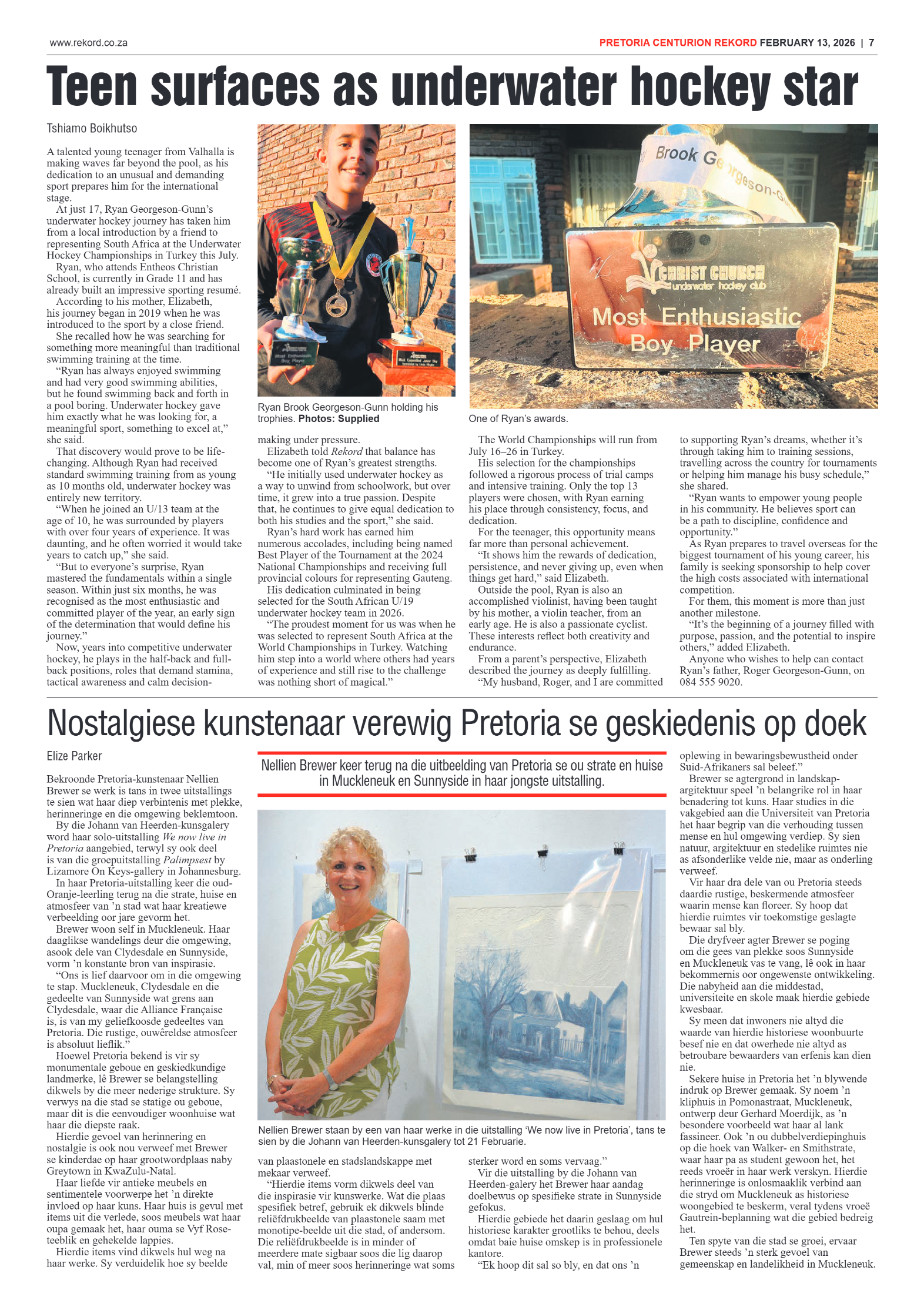 Rekord Centurion 13 February 2026 page 9