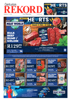 Rekord Centurion 13 February 2026