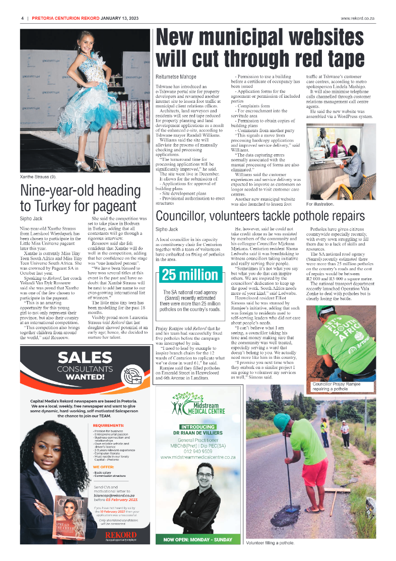 Rekord Centurion 13 January 2023 page 4