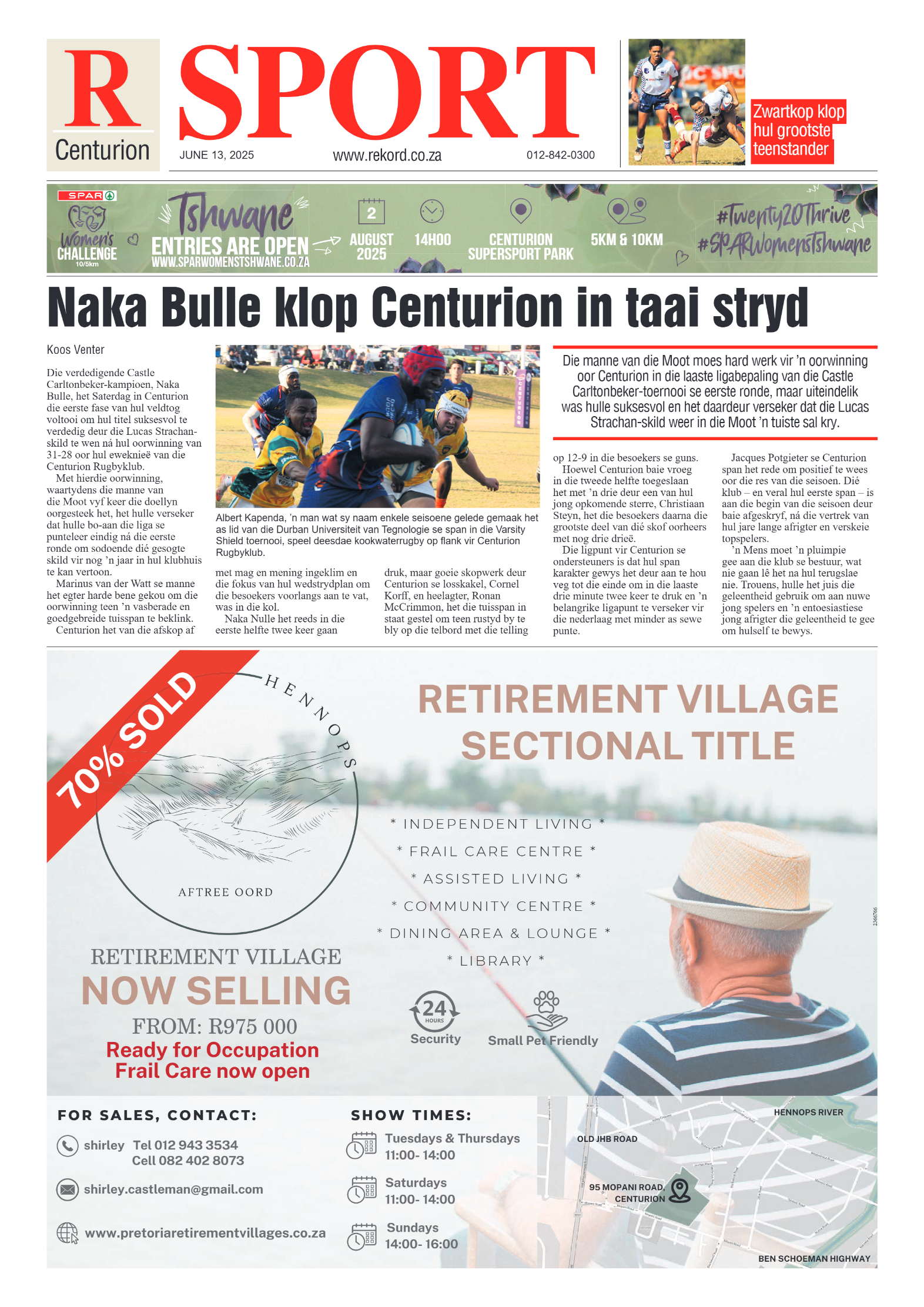 Rekord Centurion 13 June 2025 page 10