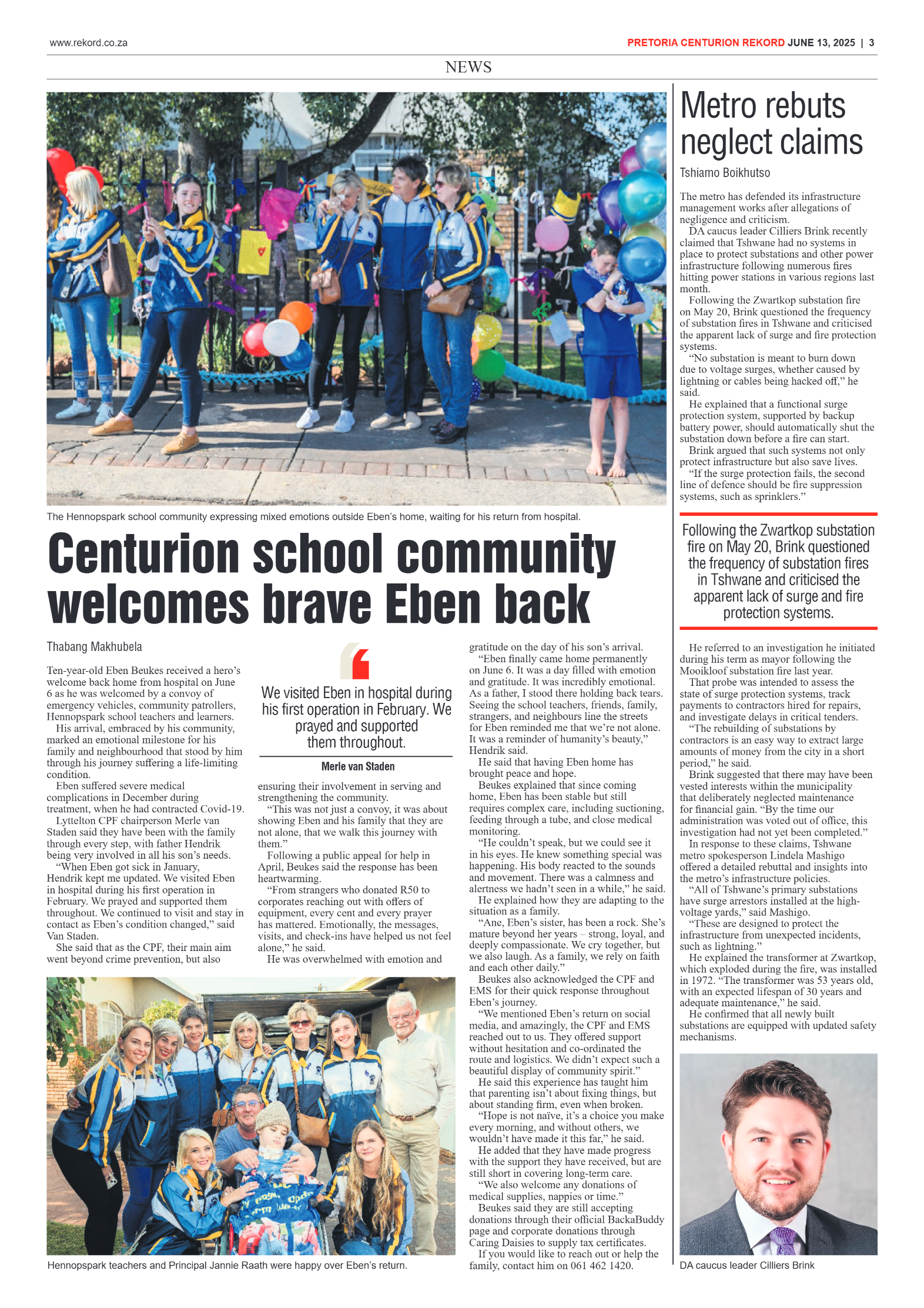 Rekord Centurion 13 June 2025 page 5