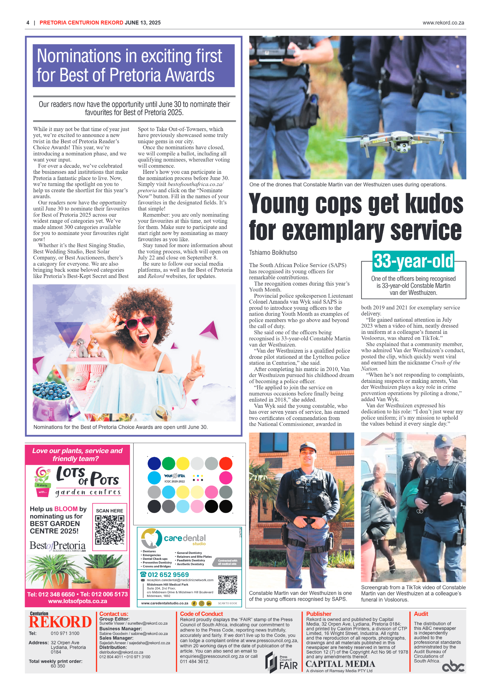 Rekord Centurion 13 June 2025 page 6