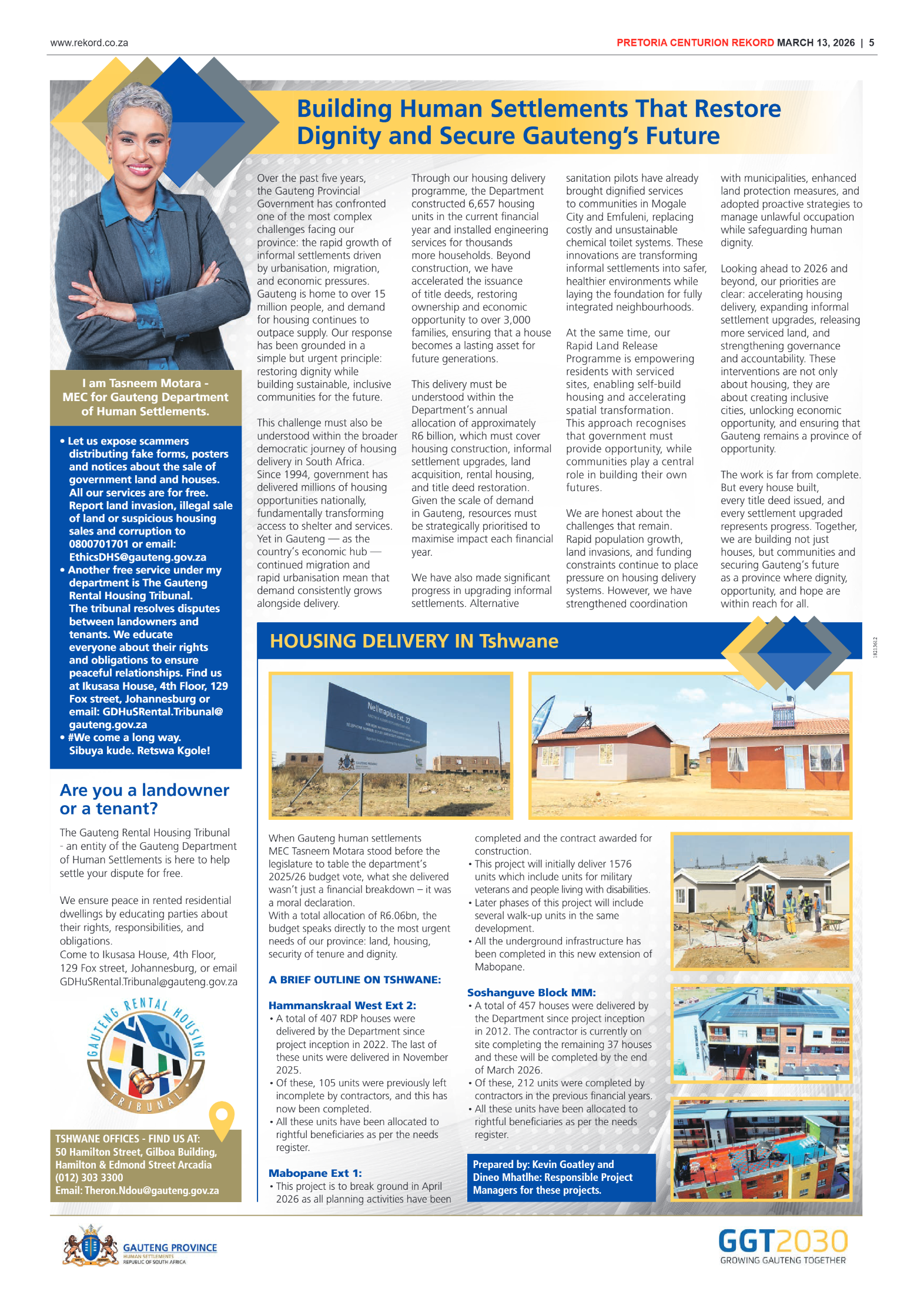 Rekord Centurion 13 March 2026 page 7