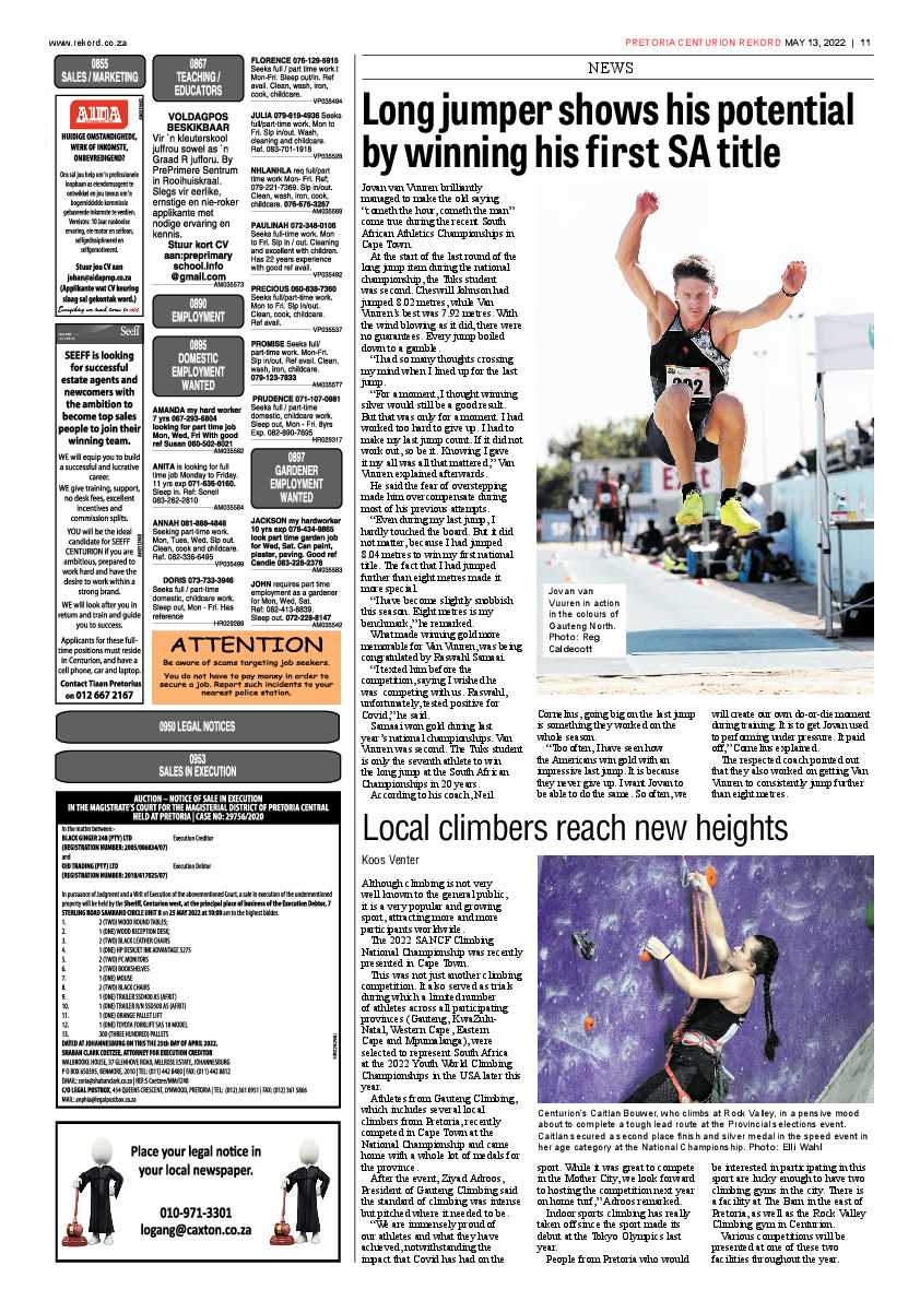 Rekord Centurion 13 May 2022 page 11