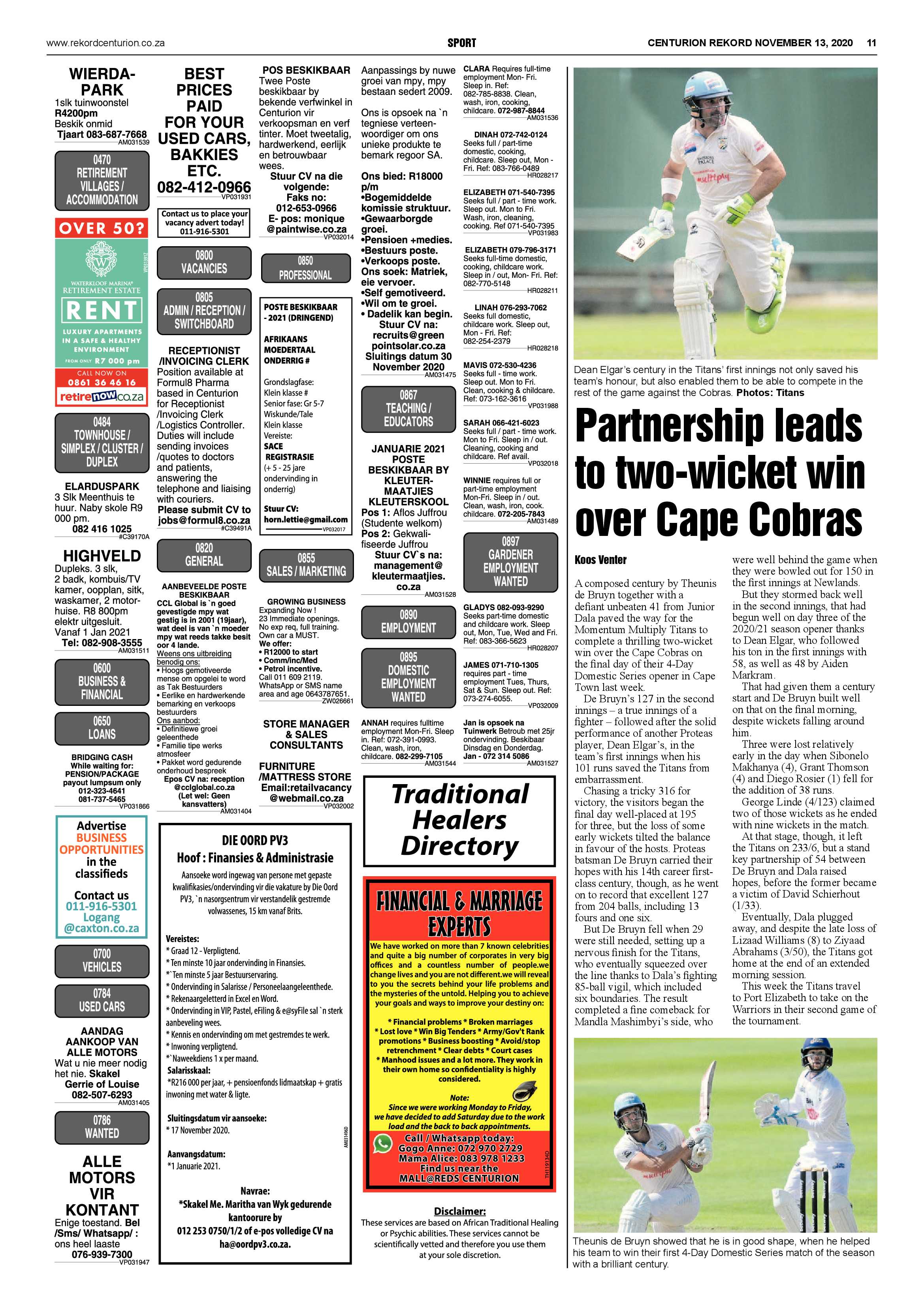 Rekord Centurion 13 November 2020 page 11
