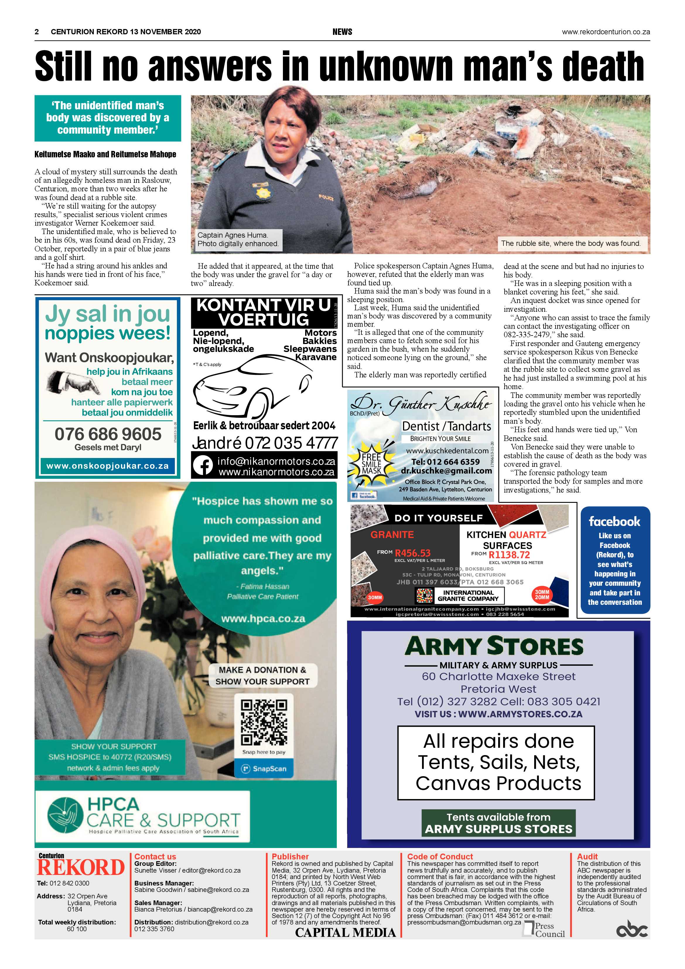 Rekord Centurion 13 November 2020 page 2
