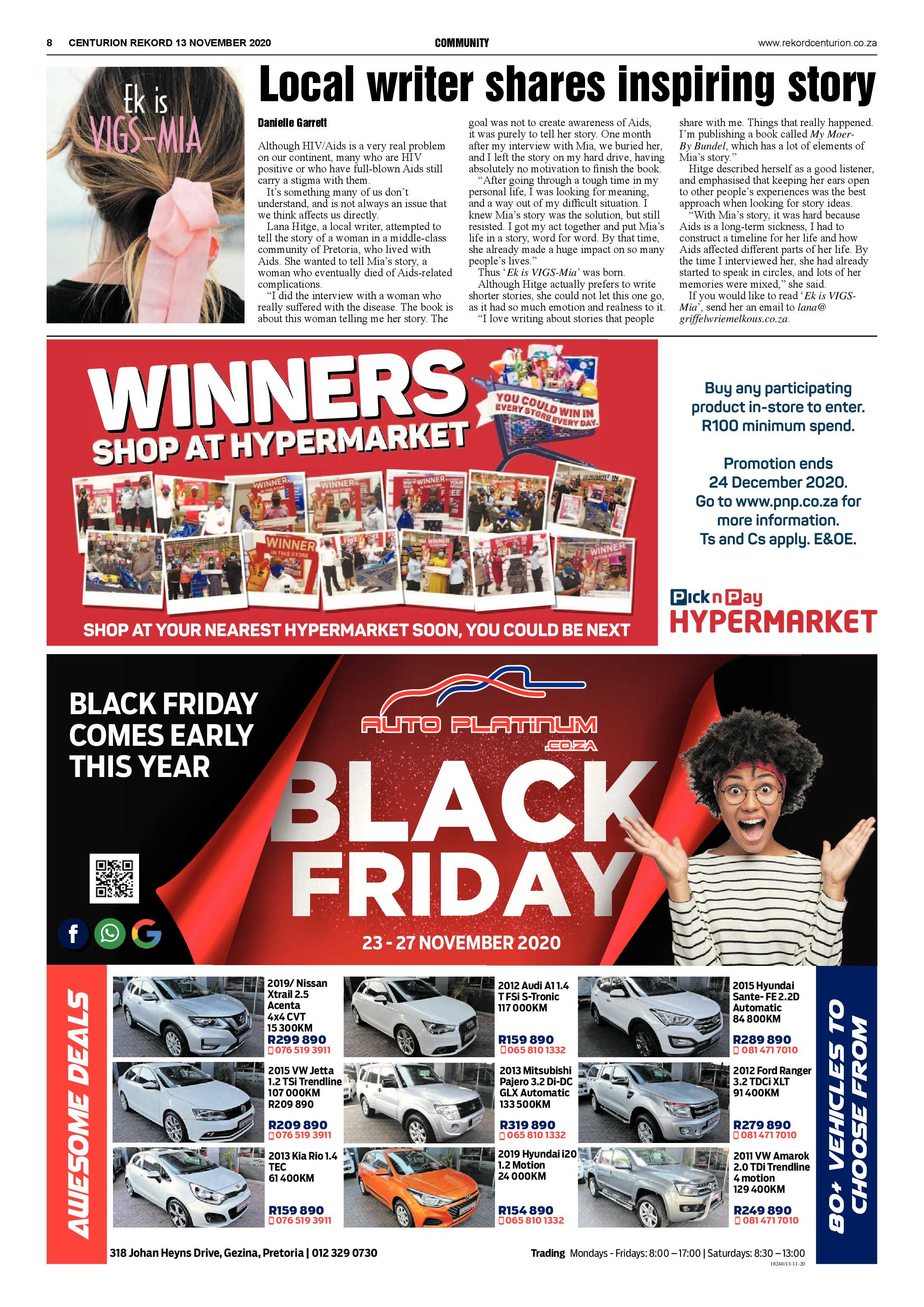 Rekord Centurion 13 November 2020 page 8