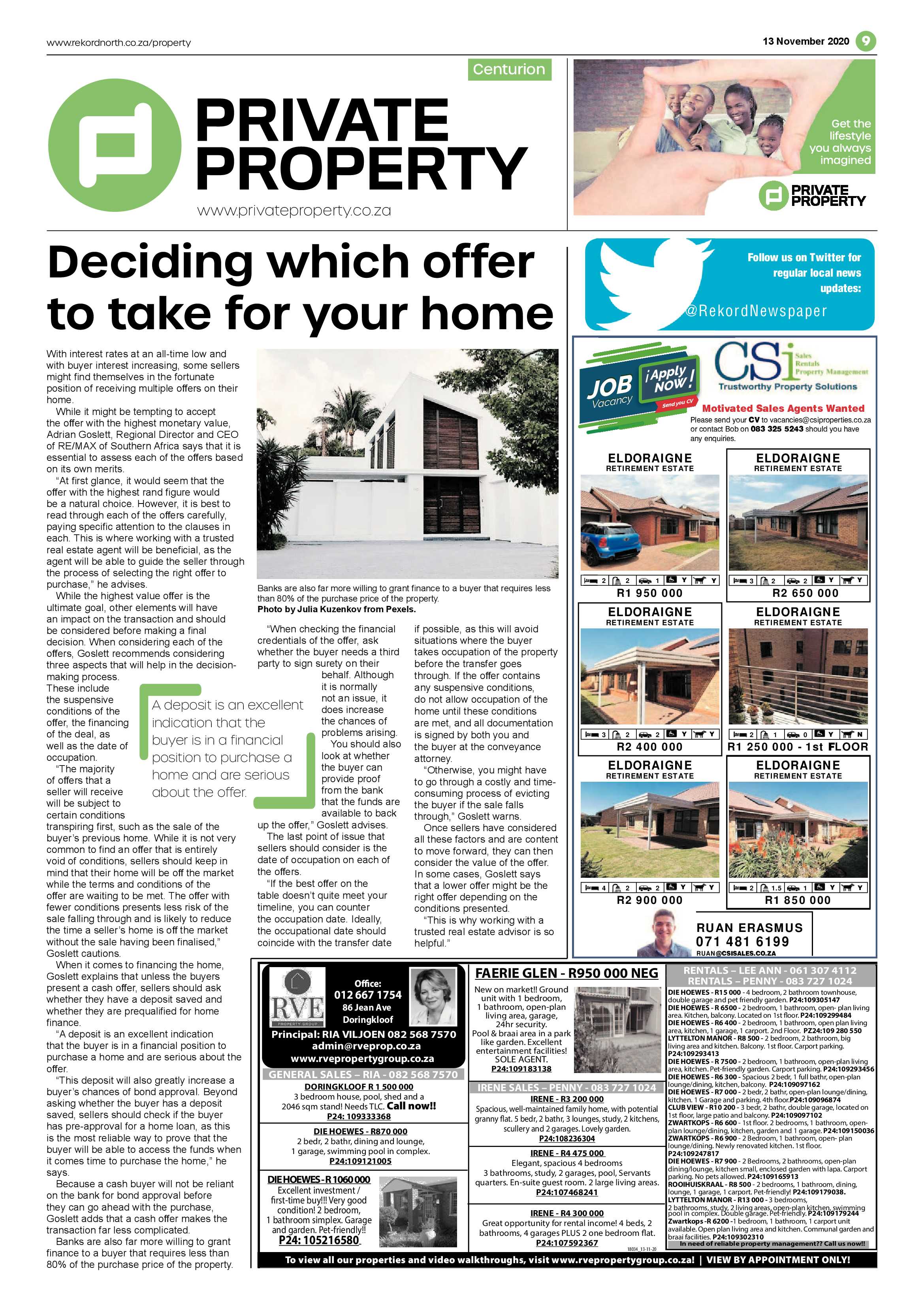 Rekord Centurion 13 November 2020 page 9