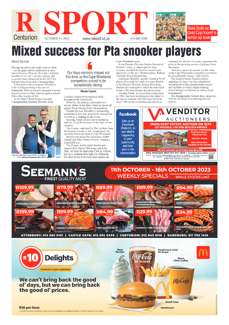 Rekord Centurion 13 October 2023 page 12