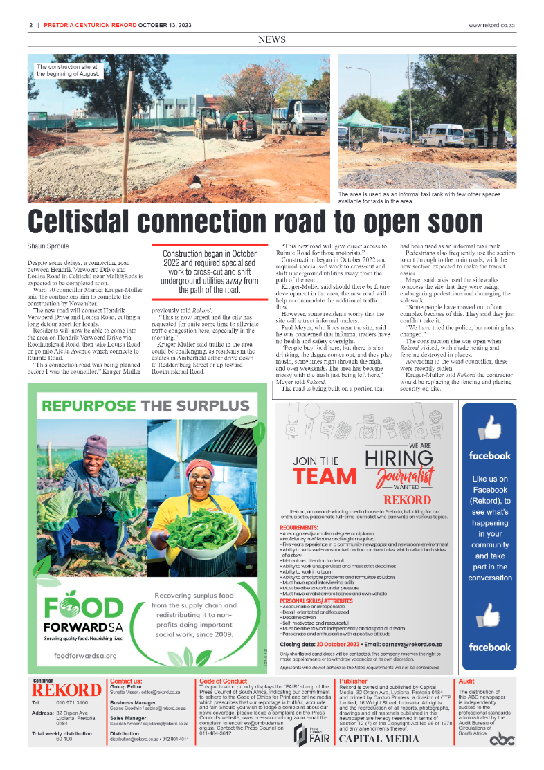 Rekord Centurion 13 October 2023 page 2