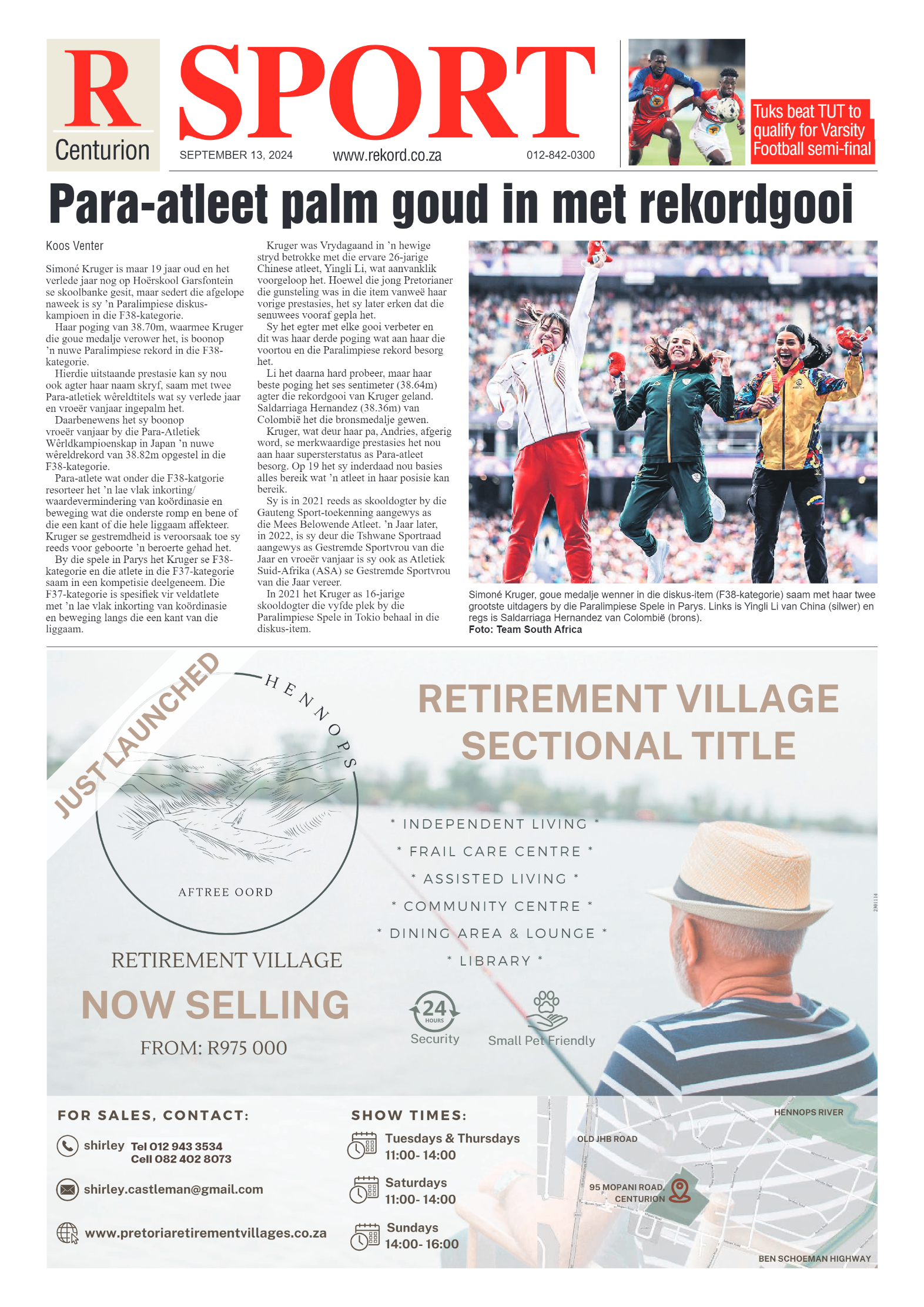 Rekord Centurion 13 September 2024 page 12