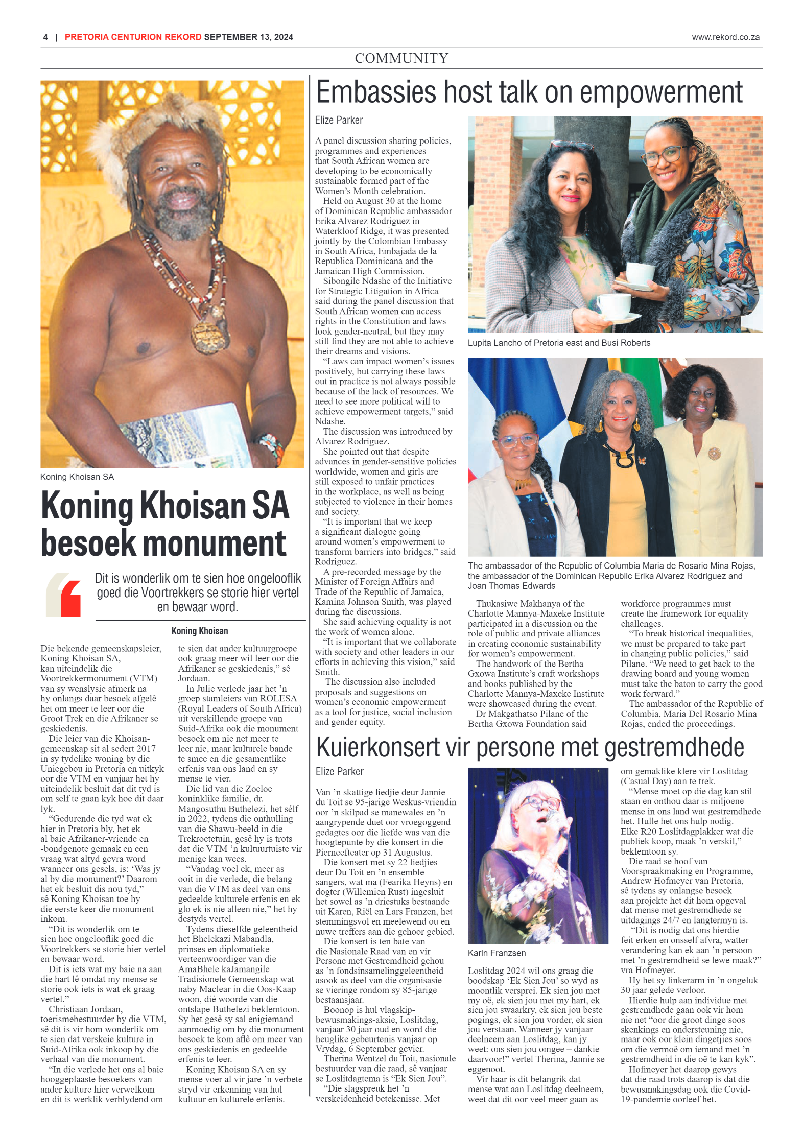 Rekord Centurion 13 September 2024 page 4