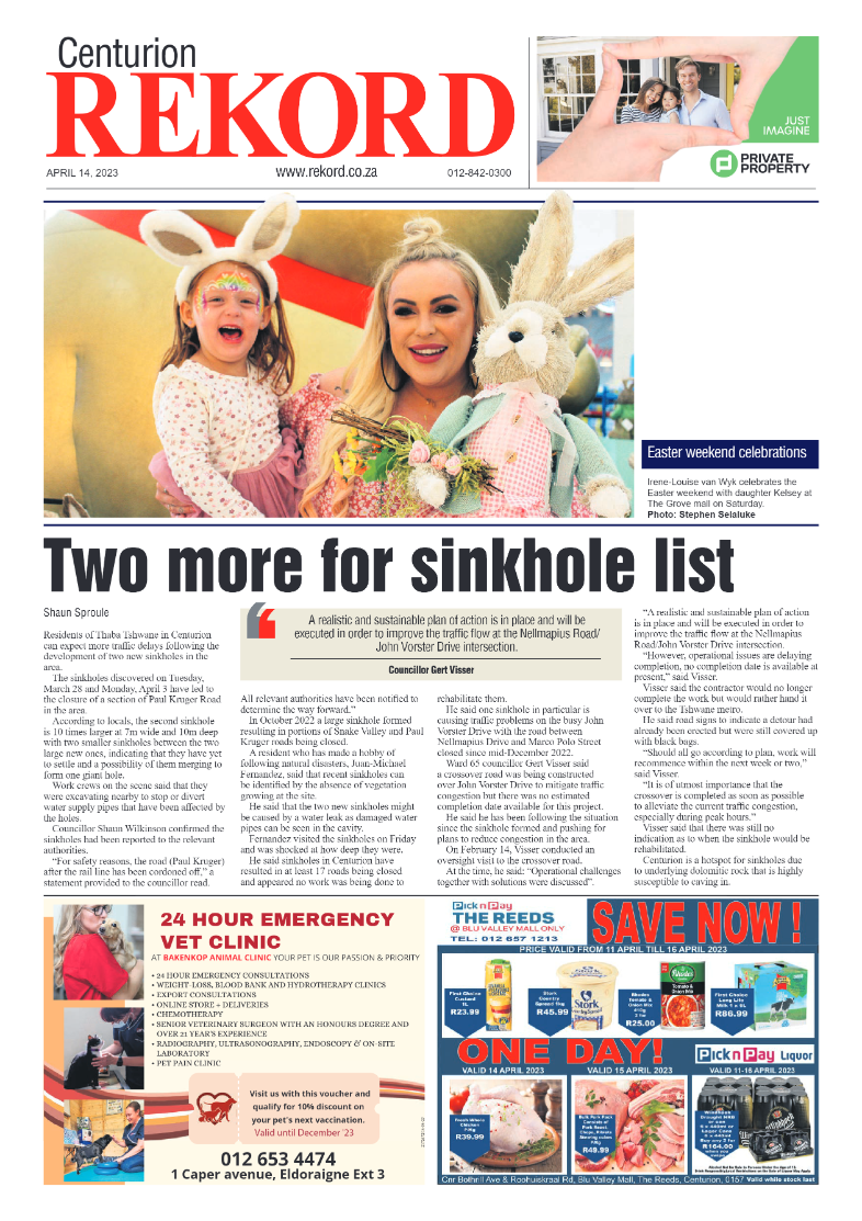 Rekord Centurion 14 April 2023 page 1