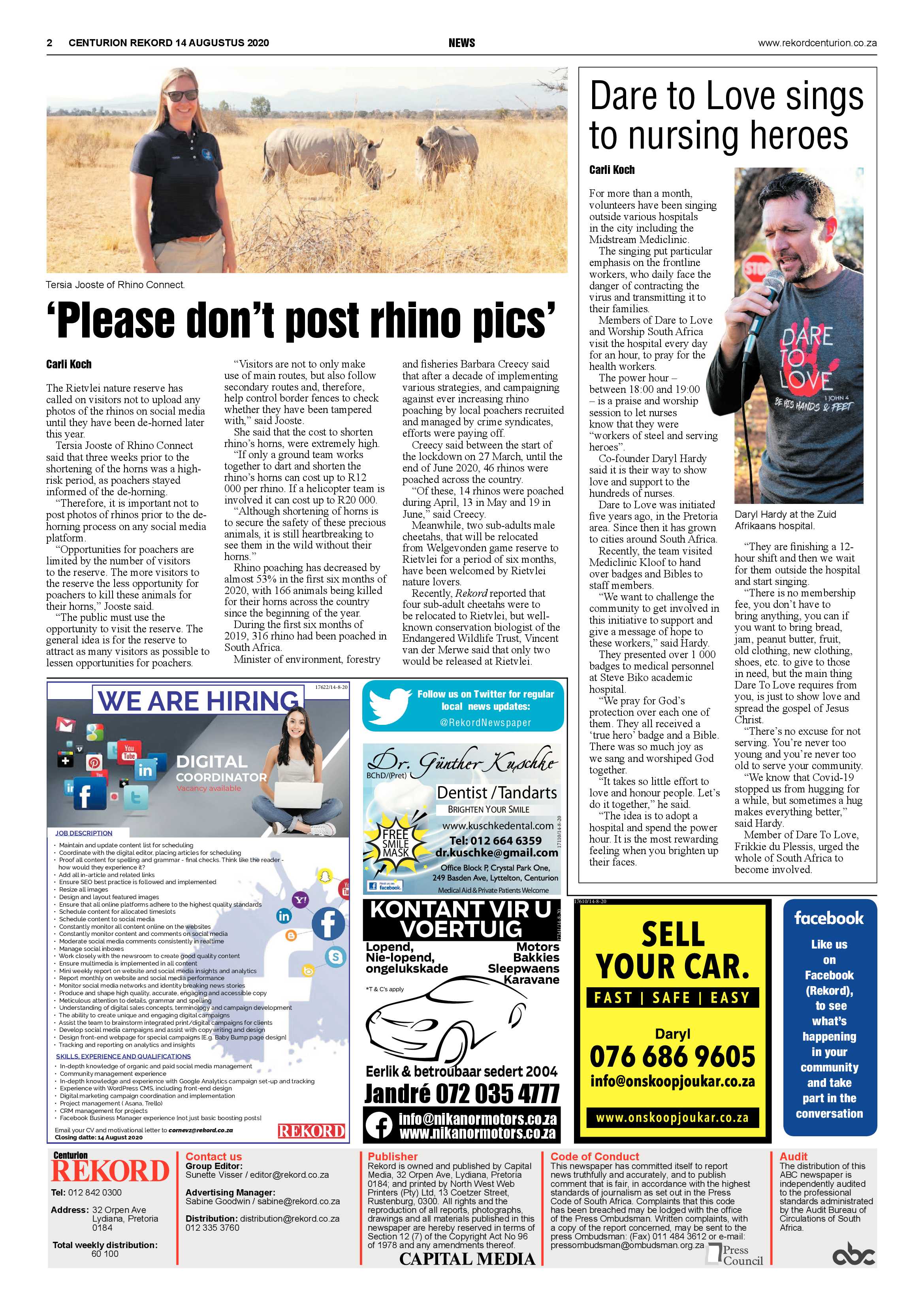 Rekord Centurion 14 August 2020 page 2