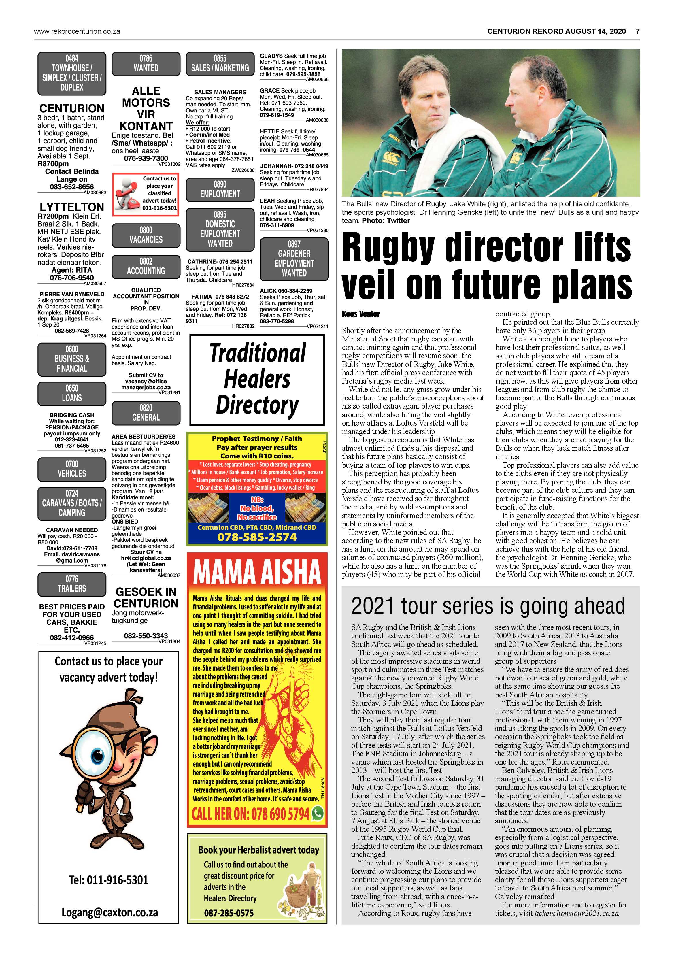 Rekord Centurion 14 August 2020 page 7