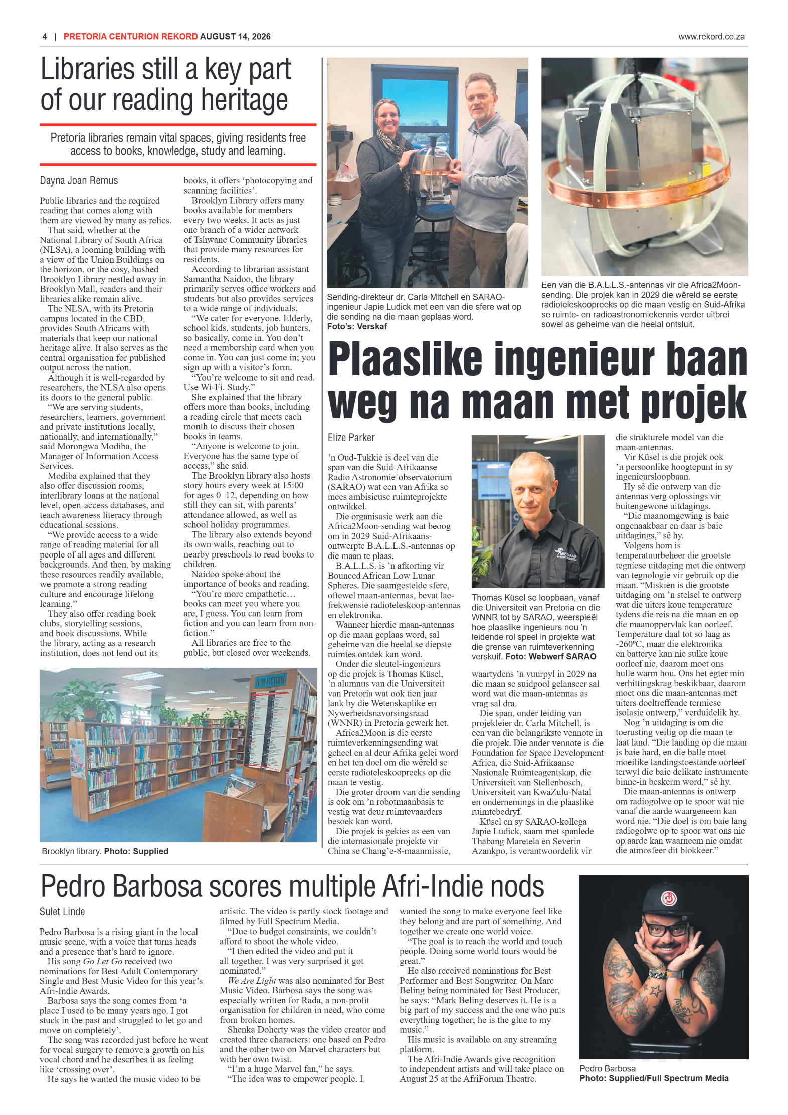 Rekord Centurion 14 August 2026 page 4
