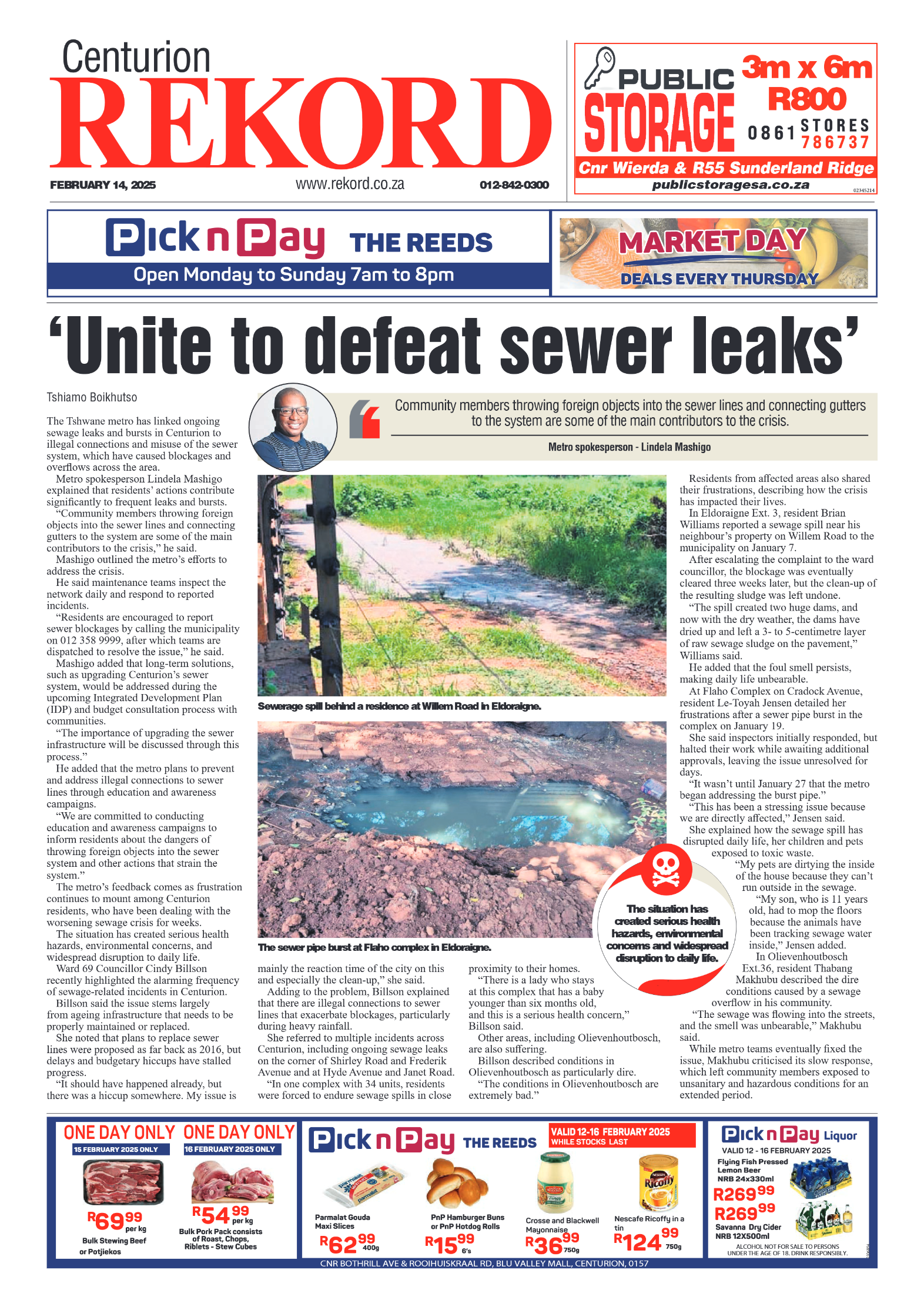 Rekord Centurion 14 February 2024 page 1