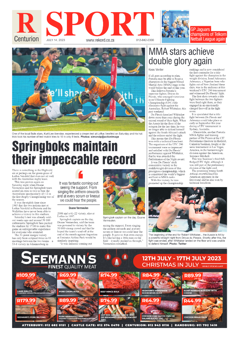 Rekord Centurion 14 July 2023 page 12