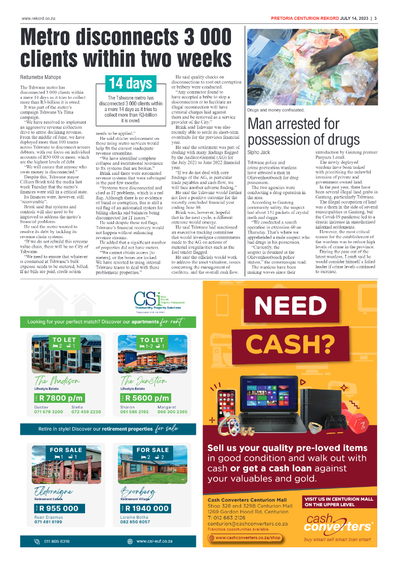 Rekord Centurion 14 July 2023 page 3