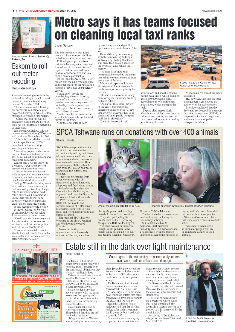 Rekord Centurion 14 July 2023 page 4