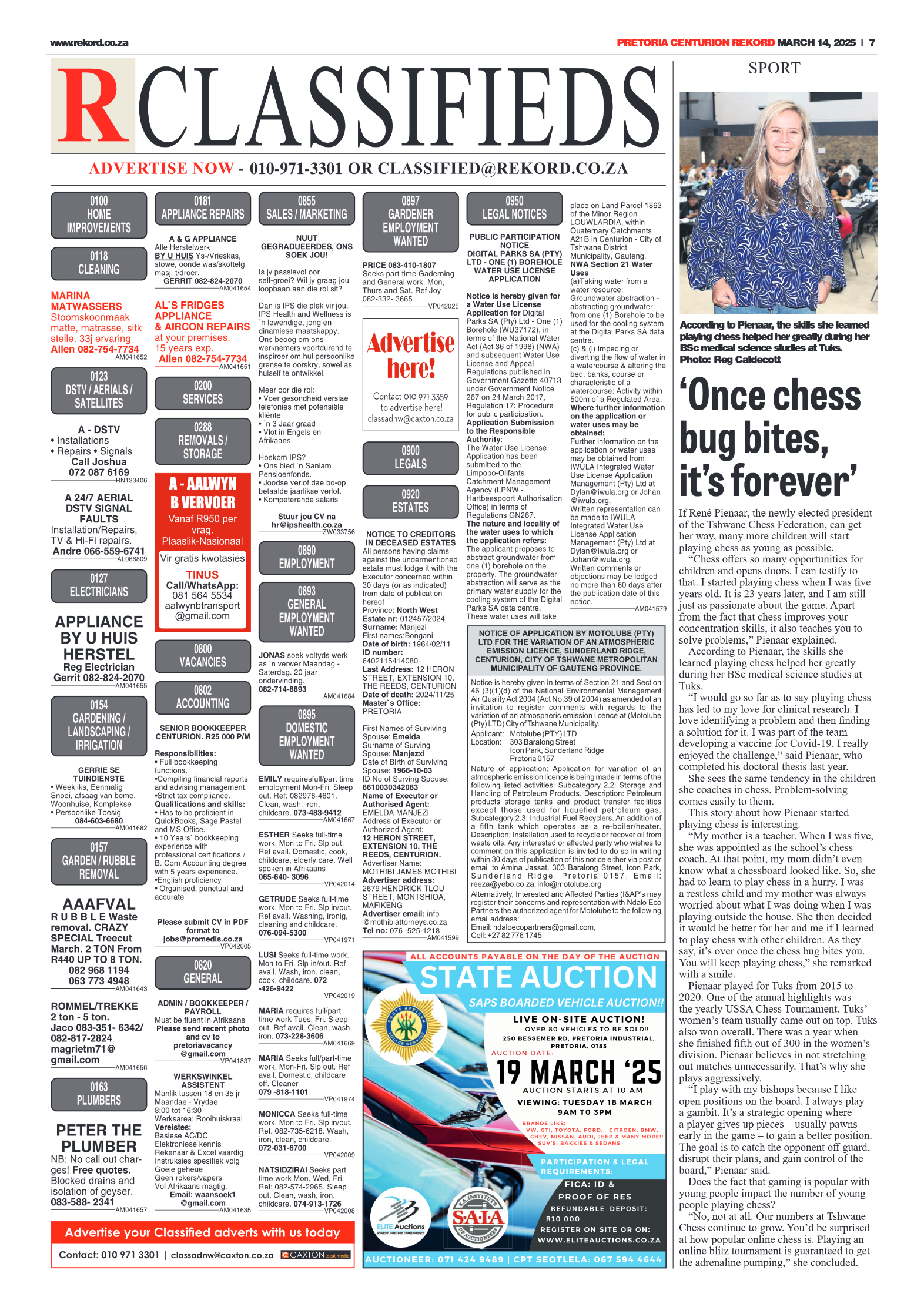Rekord Centurion 14 March 2025 page 9