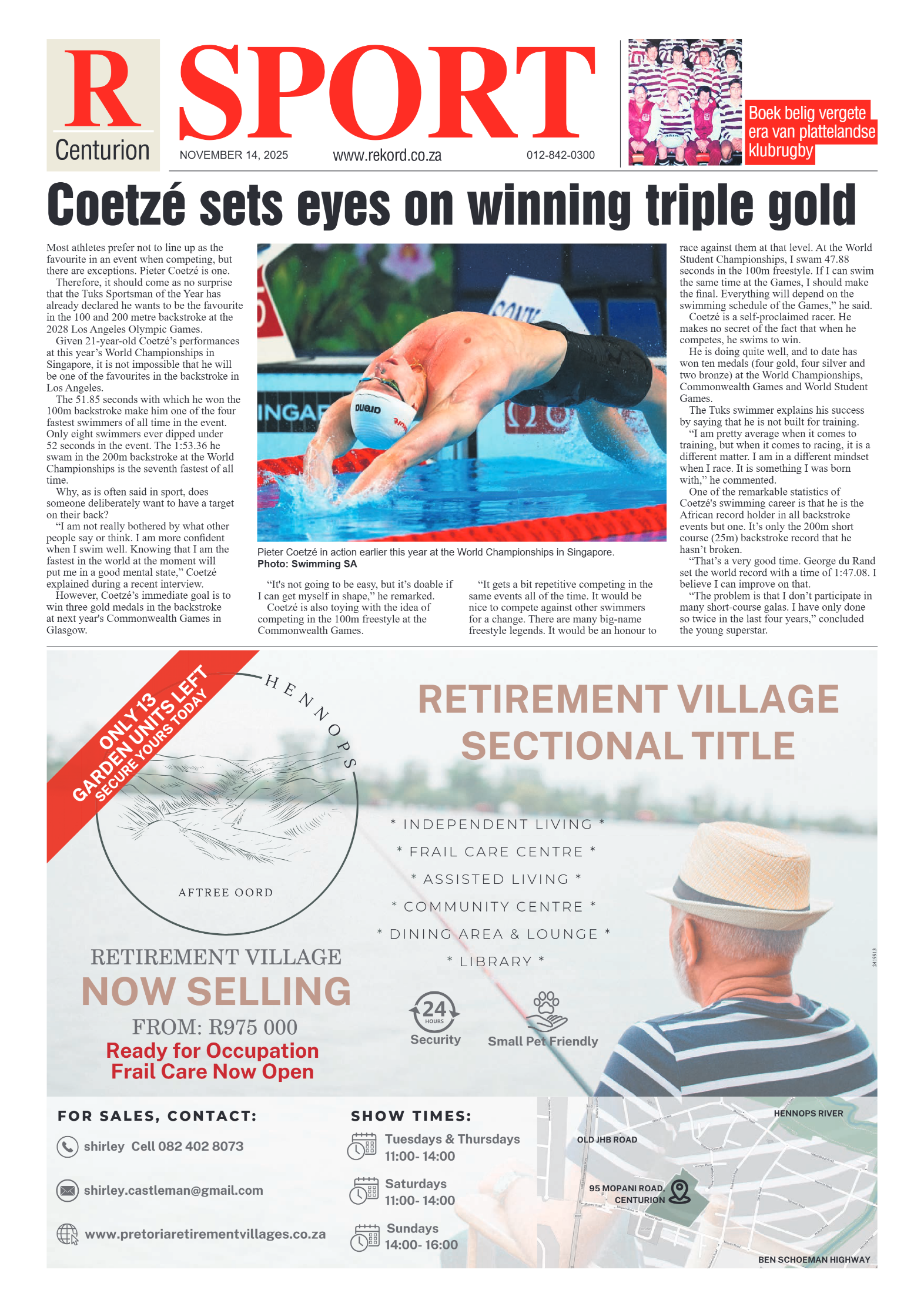 Rekord Centurion 14 November 2025 page 10