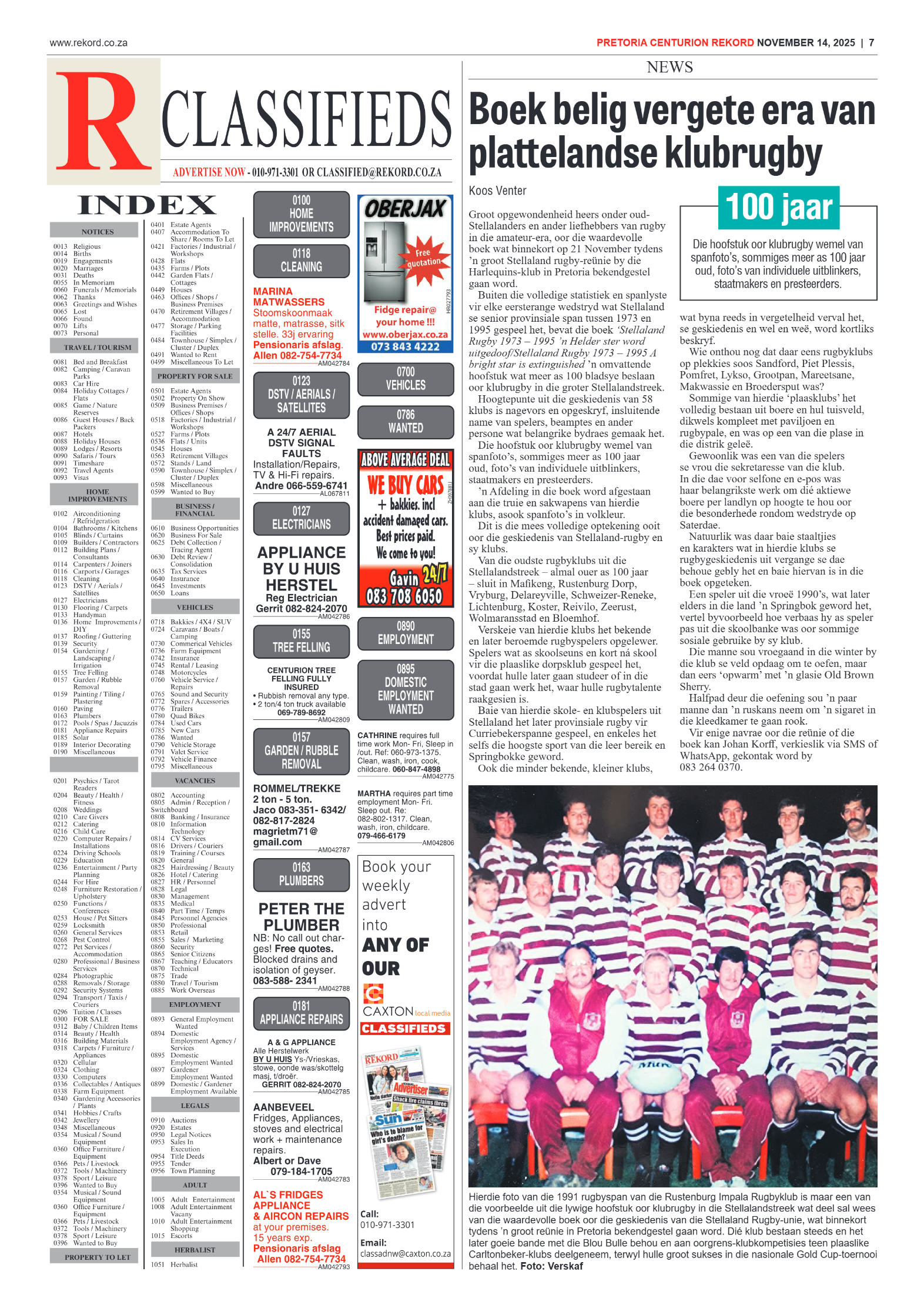 Rekord Centurion 14 November 2025 page 9