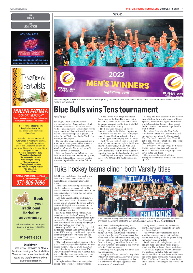 Rekord Centurion 14 October 2022 page 7