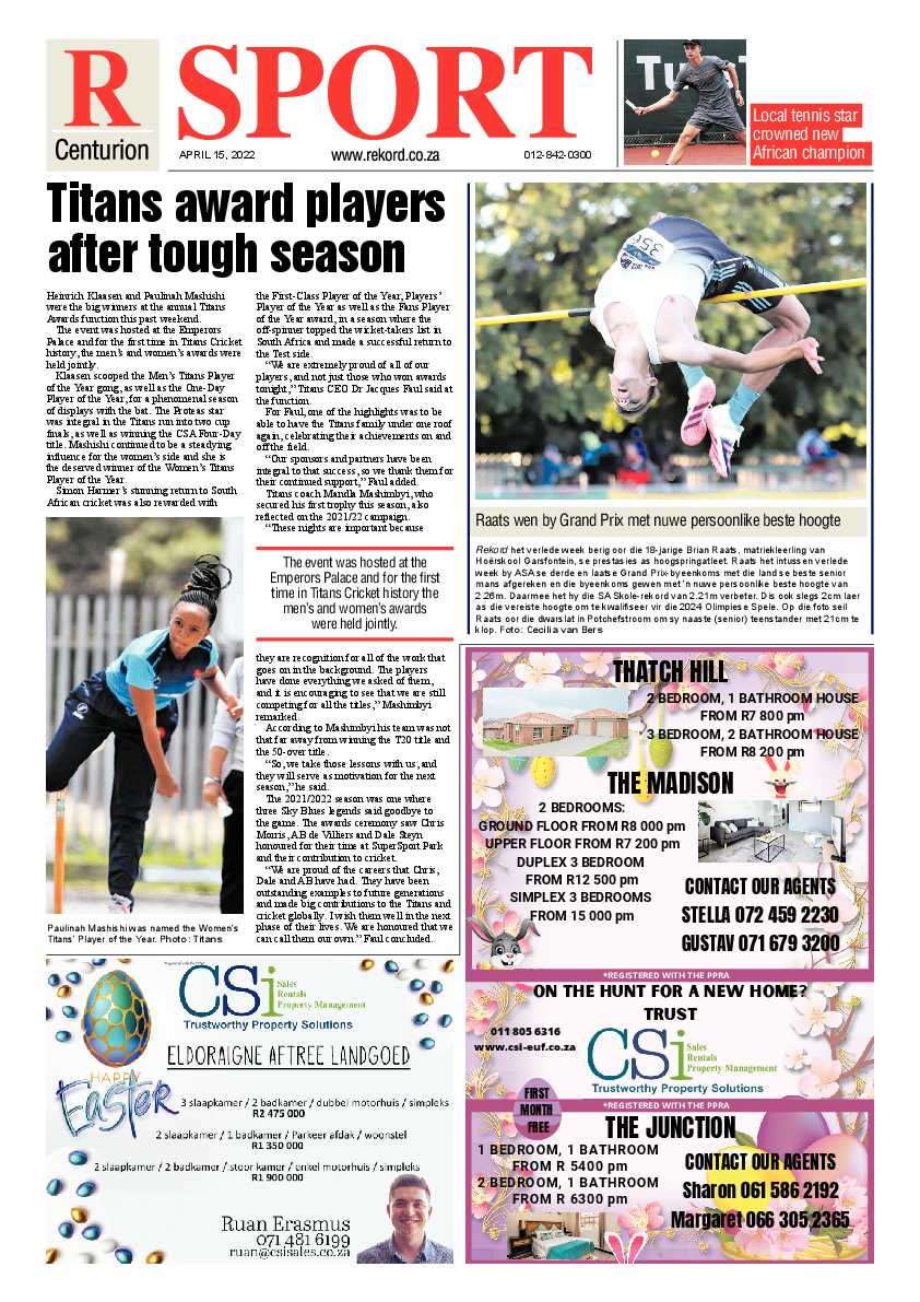 Rekord Centurion 15 April 2022 page 8