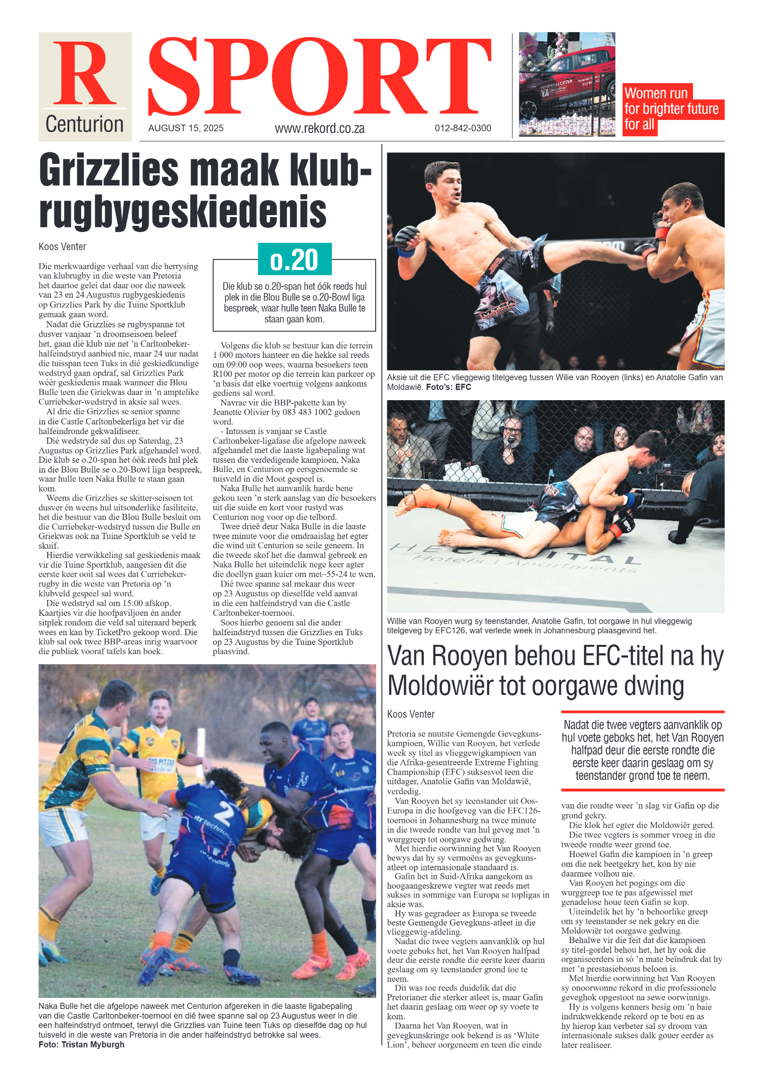 Rekord Centurion 15 August 2025 page 10