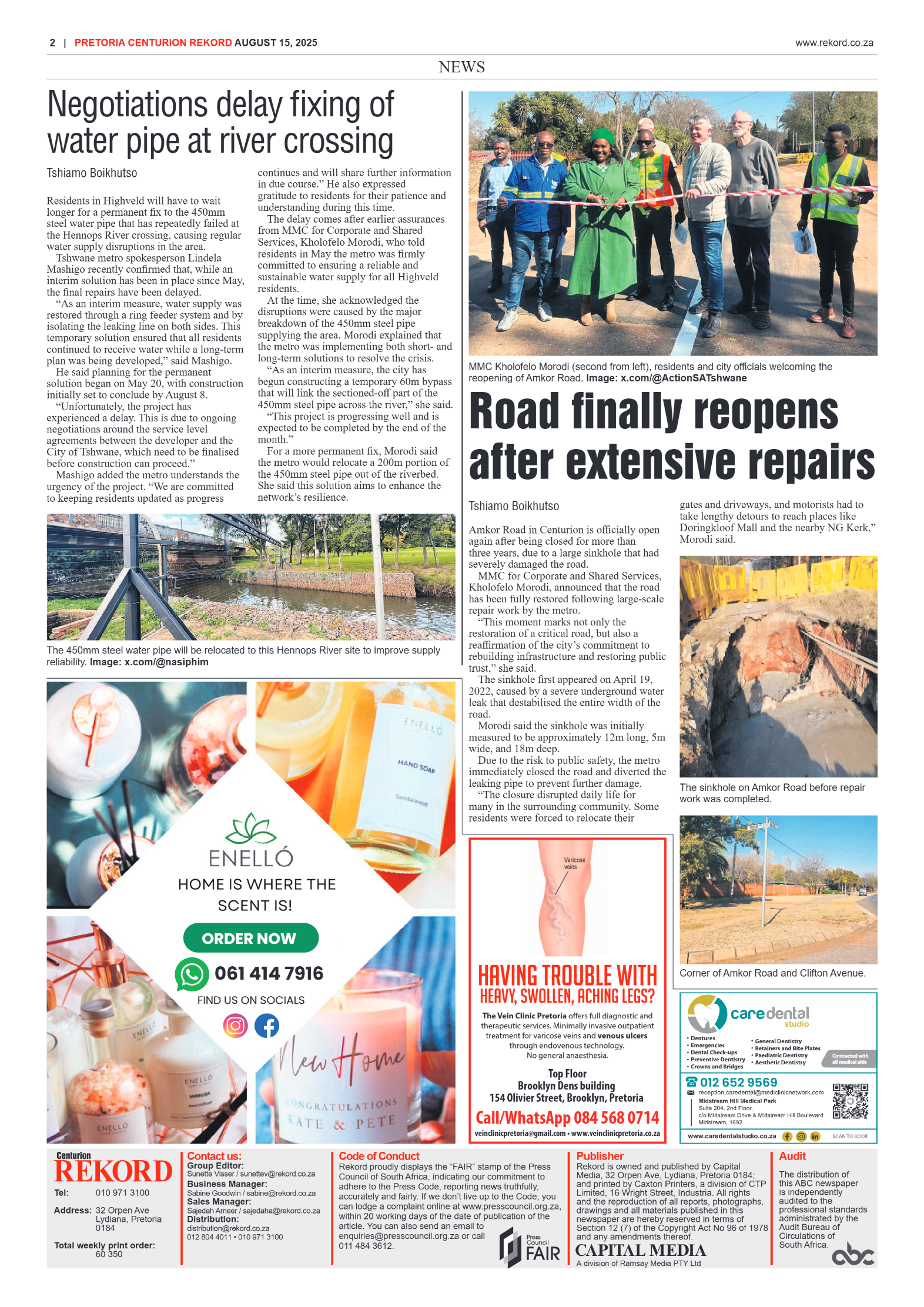 Rekord Centurion 15 August 2025 page 4