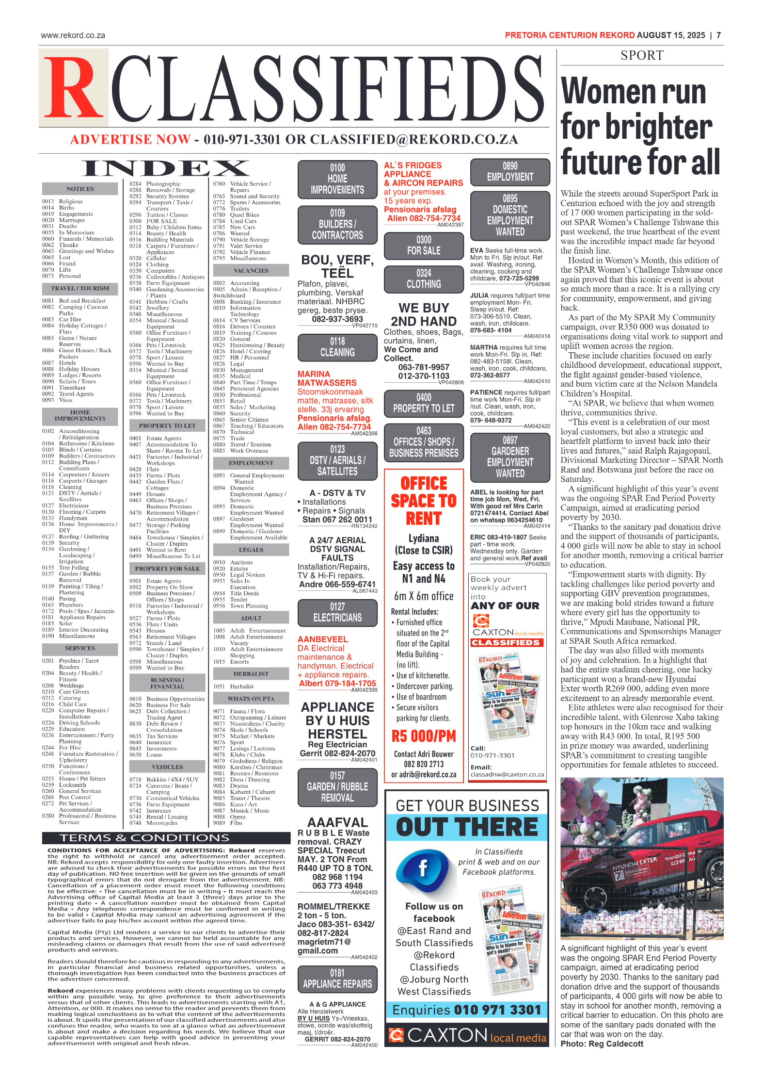 Rekord Centurion 15 August 2025 page 9