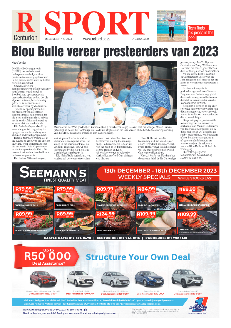 Rekord Centurion 15 December 2023 page 12