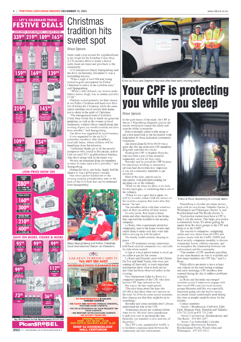 Rekord Centurion 15 December 2023 page 4