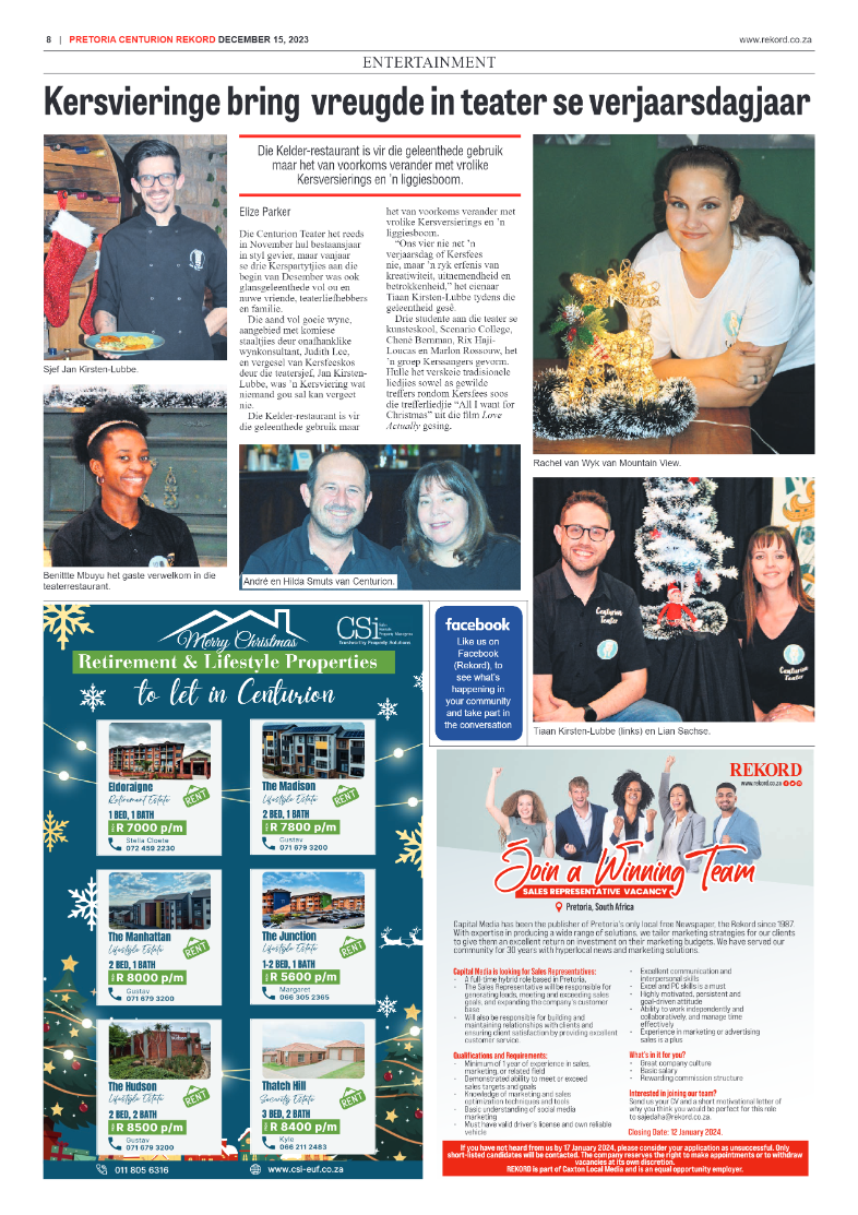 Rekord Centurion 15 December 2023 page 8