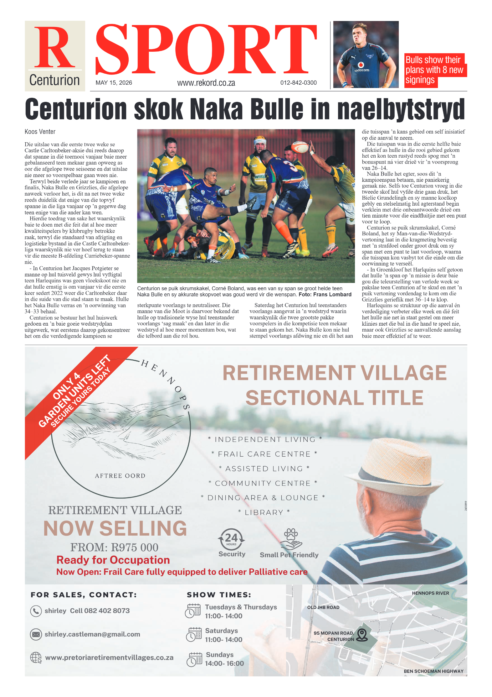 Rekord Centurion 15 May 2026 page 12