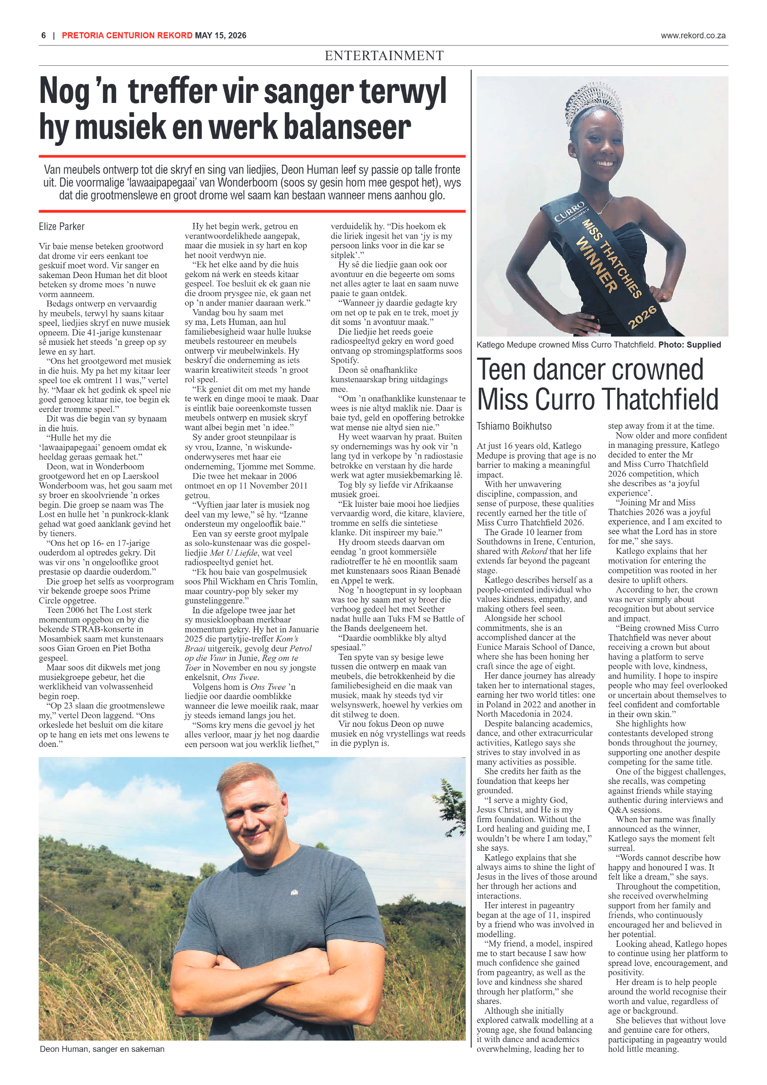 Rekord Centurion 15 May 2026 page 8