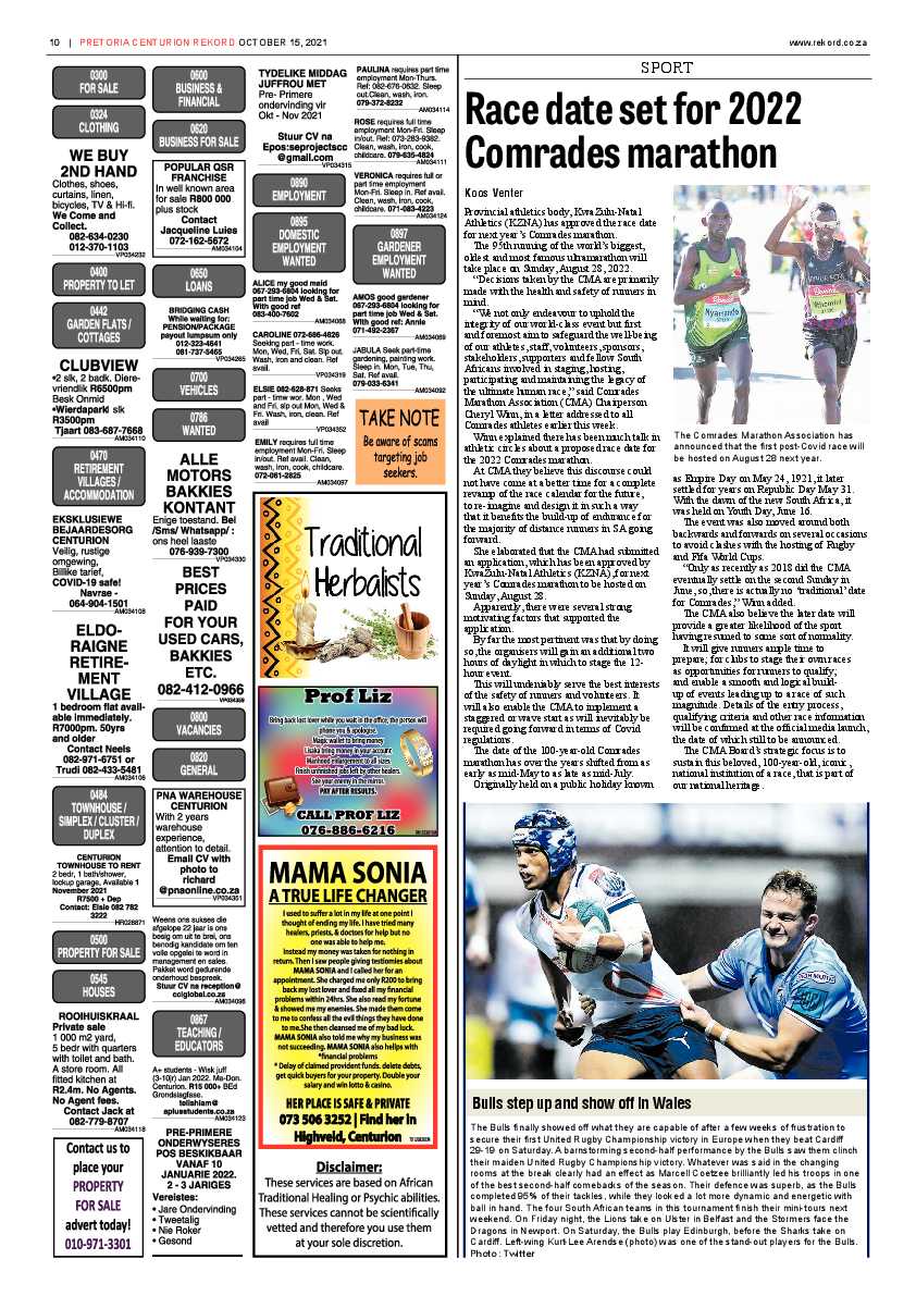 Rekord Centurion 15 October 2021 page 12