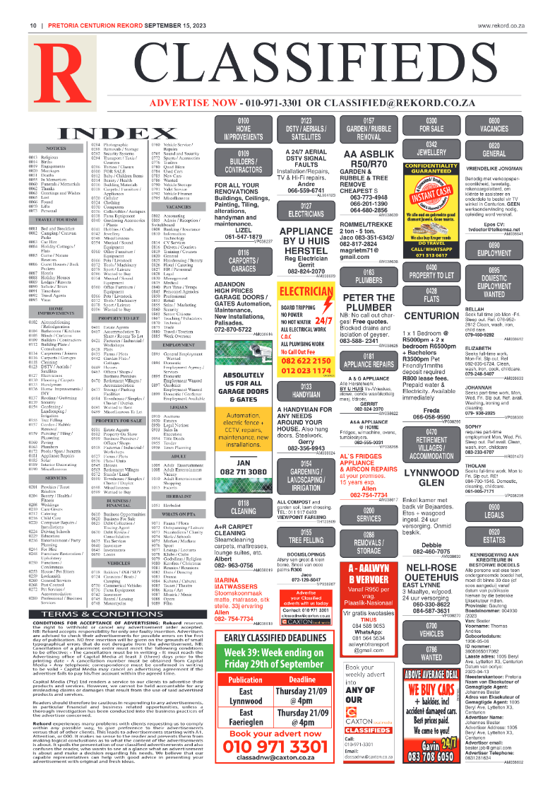 Rekord Centurion 15 September 2023 page 10