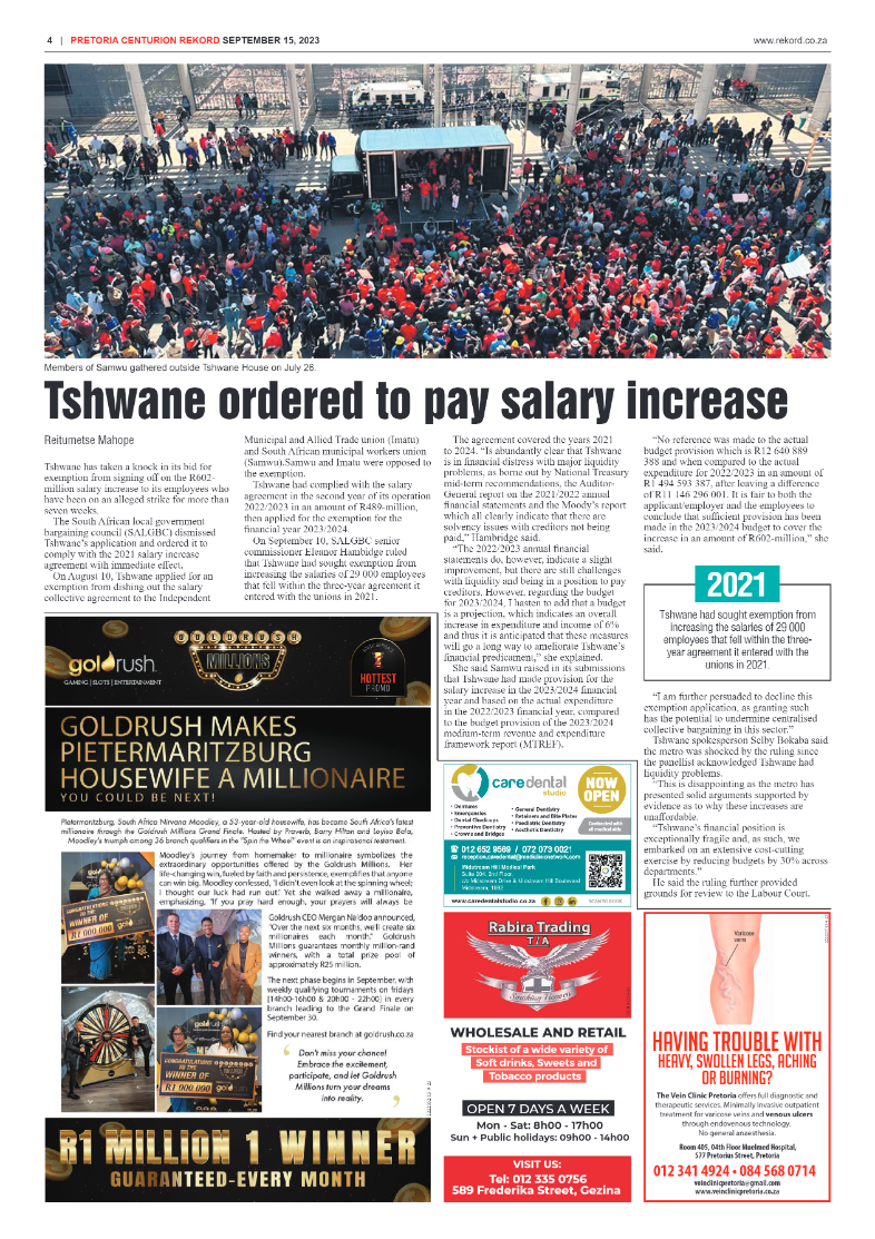 Rekord Centurion 15 September 2023 page 4