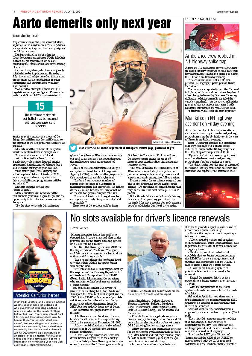 Rekord Centurion 16 July 2021 page 4
